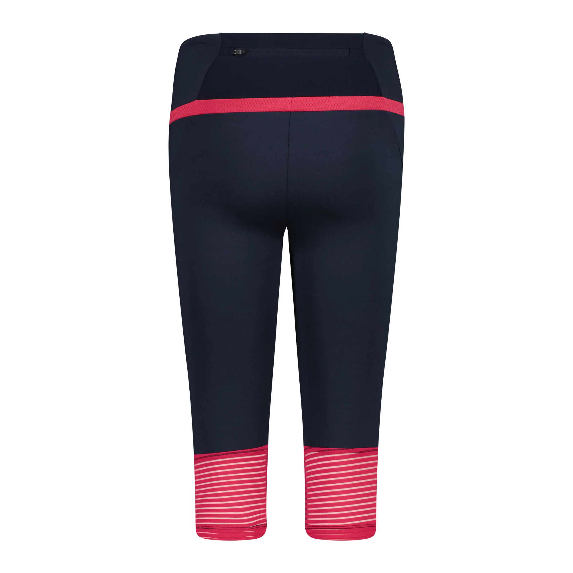 CMP Women's 4 Way Stretch 3/4 Leggings (B. Blue/Magenta) - Image 3