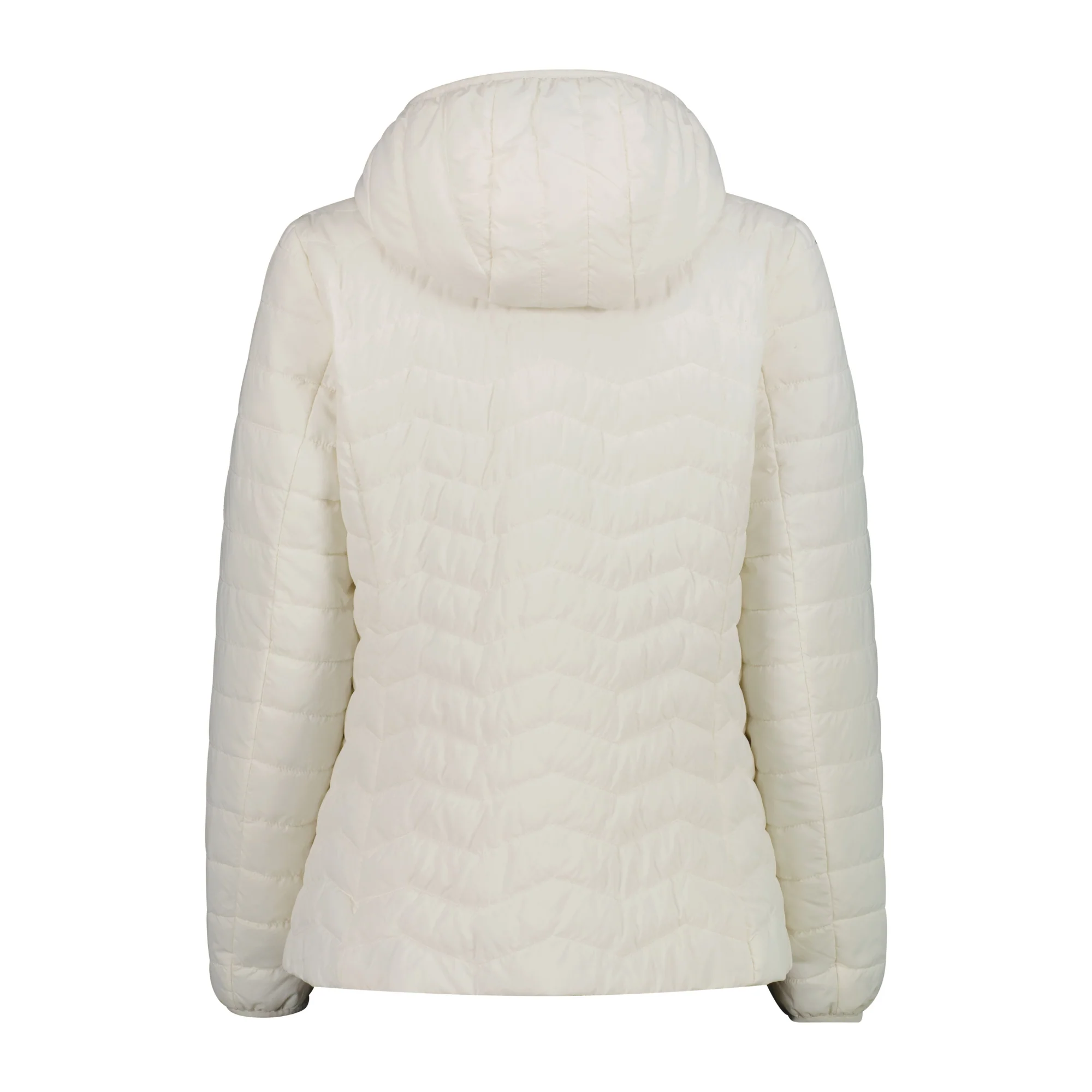 CMP Women's Padded Hooded Insulated Jacket (Offwhite) - Image 3