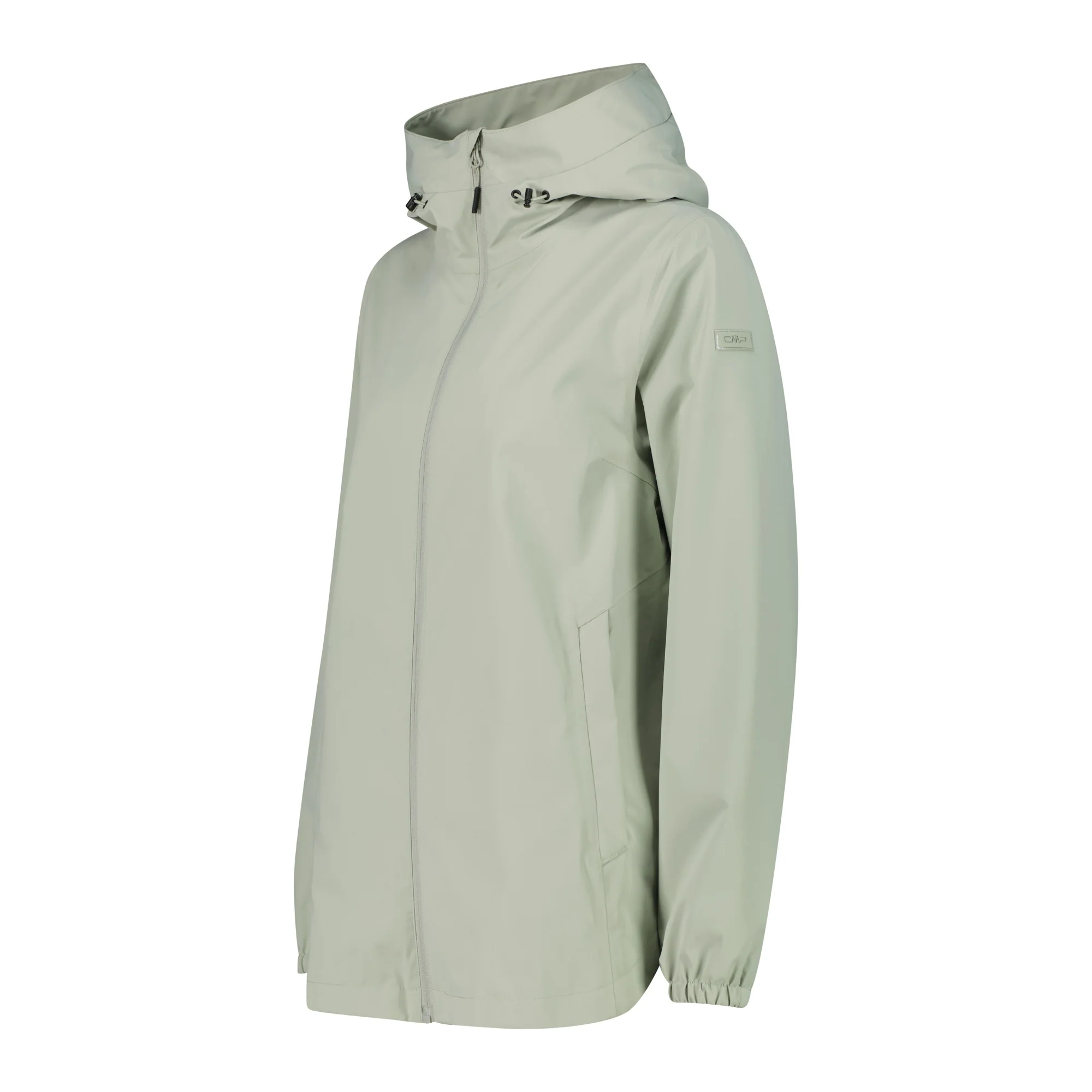 CMP Women's Hooded Waterproof Jacket (Pistachio) - Image 2