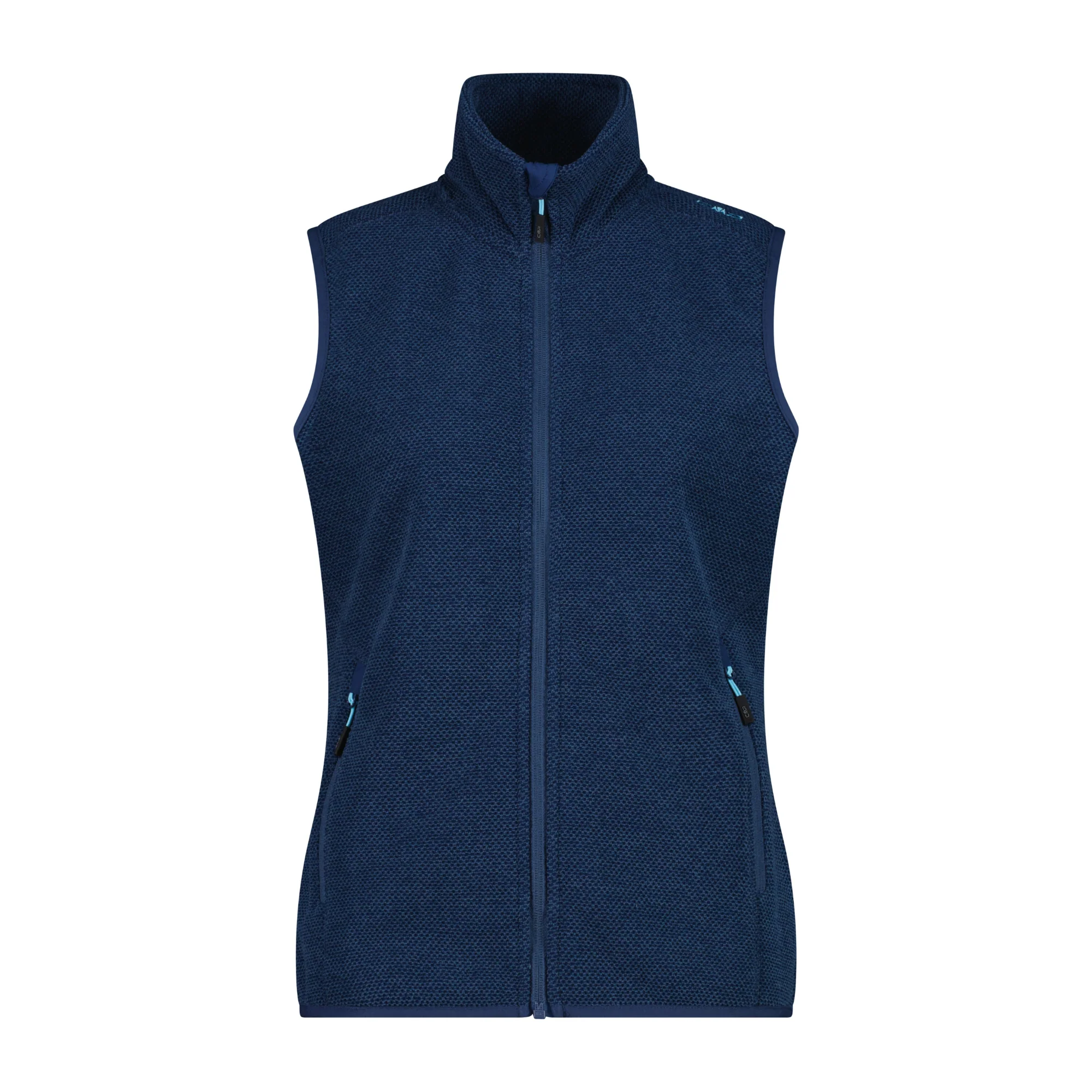 CMP Women's Jacquard Knit Tech Vest (Blue Ink/Lighter)