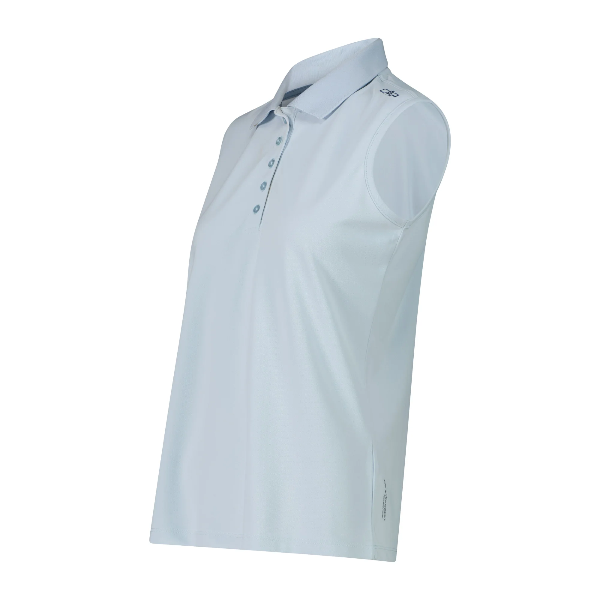 CMP Women's Sleeveless Technical Polo Shirt (Sky Blue) - Image 2
