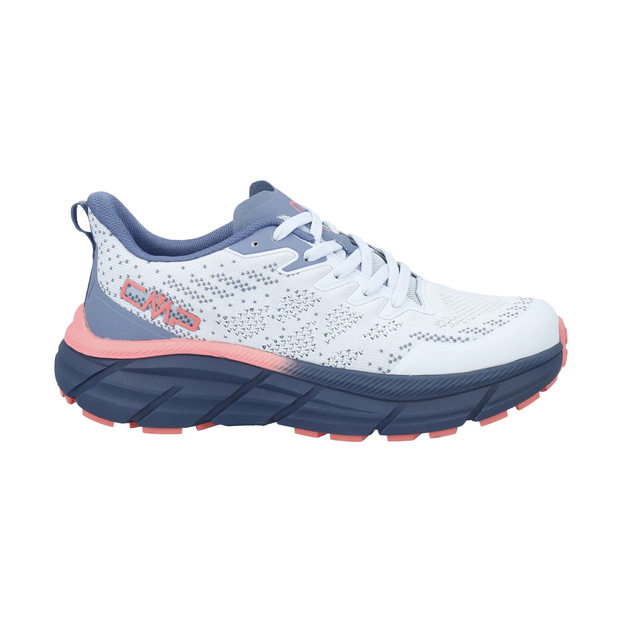 CMP Women's Rahmsy Vegan Friendly Trail Shoes (Sky Blue/Coral)