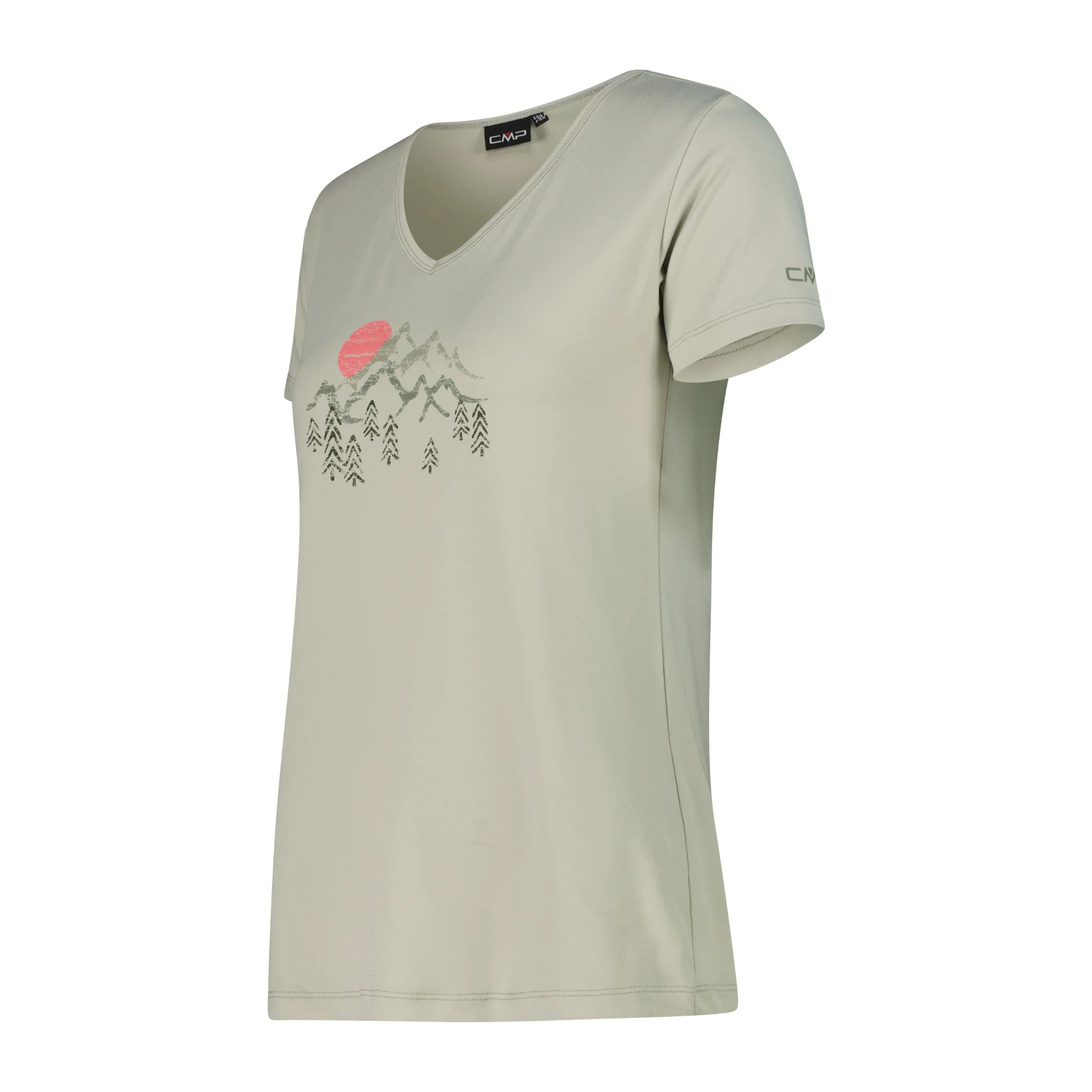 CMP Women's Printed Short Sleeve Technical Tee (Pistachio) - Image 2