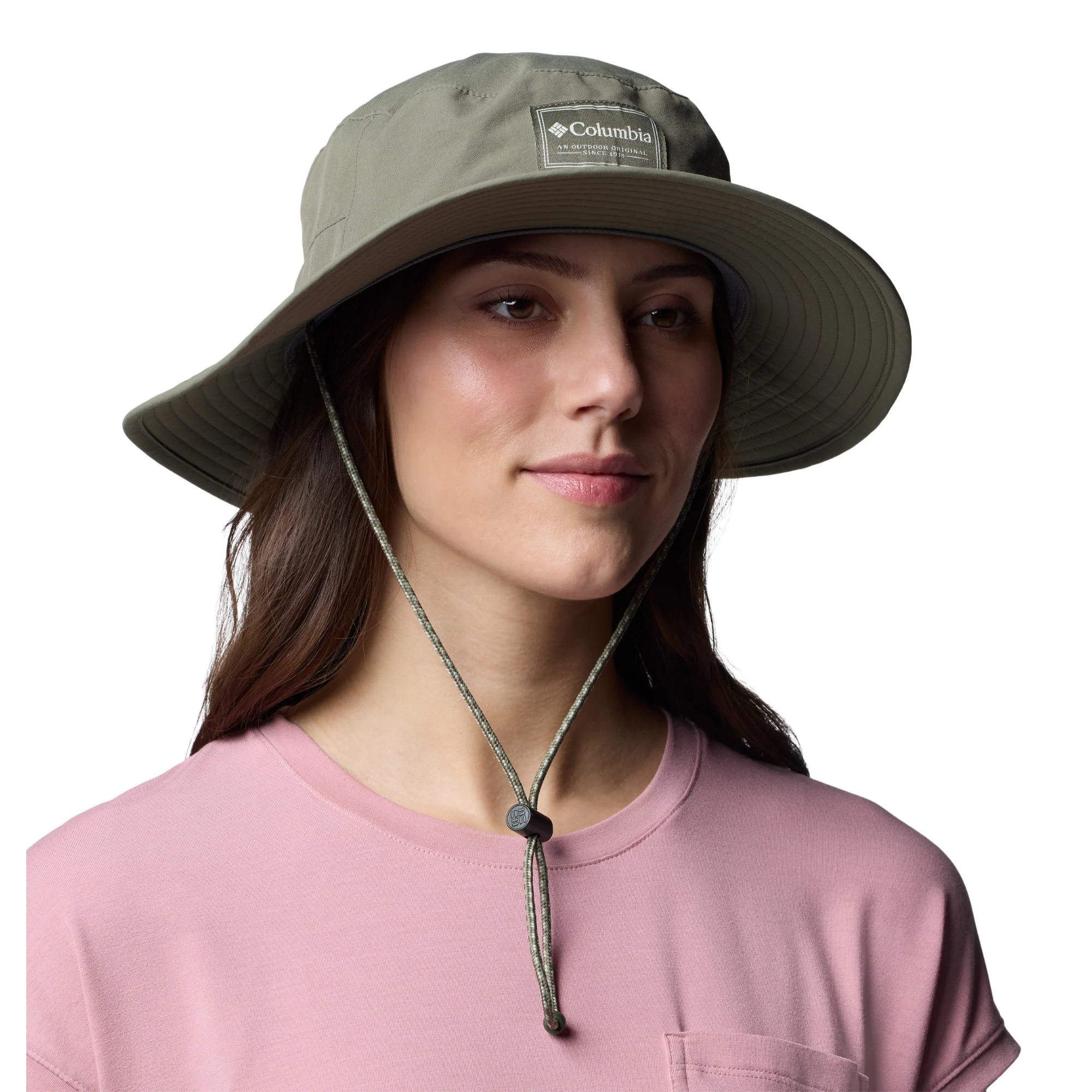 Columbia Unisex Broad Spectrum II Booney Sun Hat (Stone Green) - Image 3