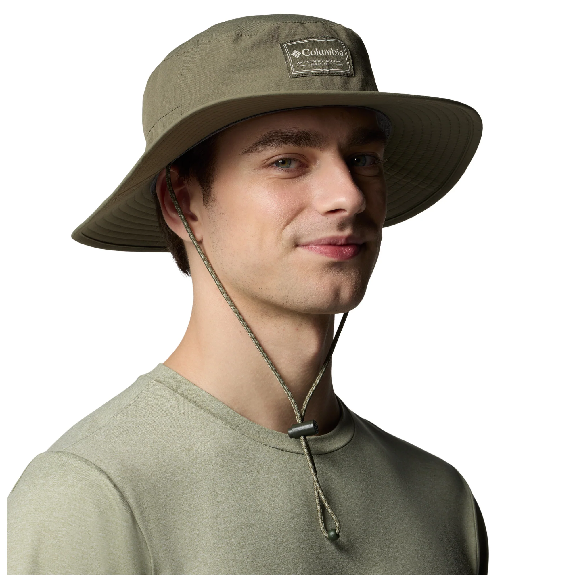 Columbia Unisex Broad Spectrum II Booney Sun Hat (Stone Green) - Image 4