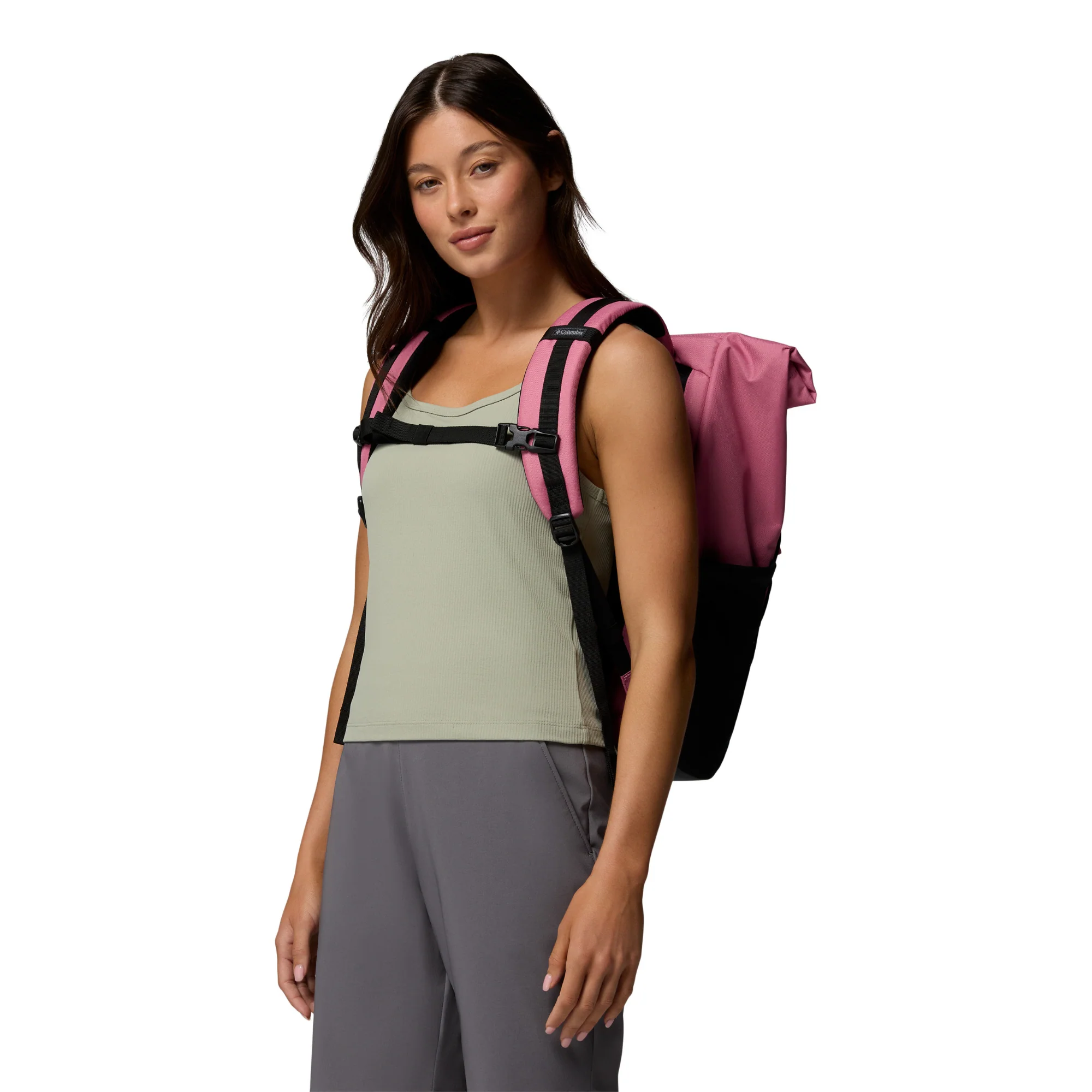 Columbia Convey III 27L Rolltop Backpack (Rosette/Black) - Image 7
