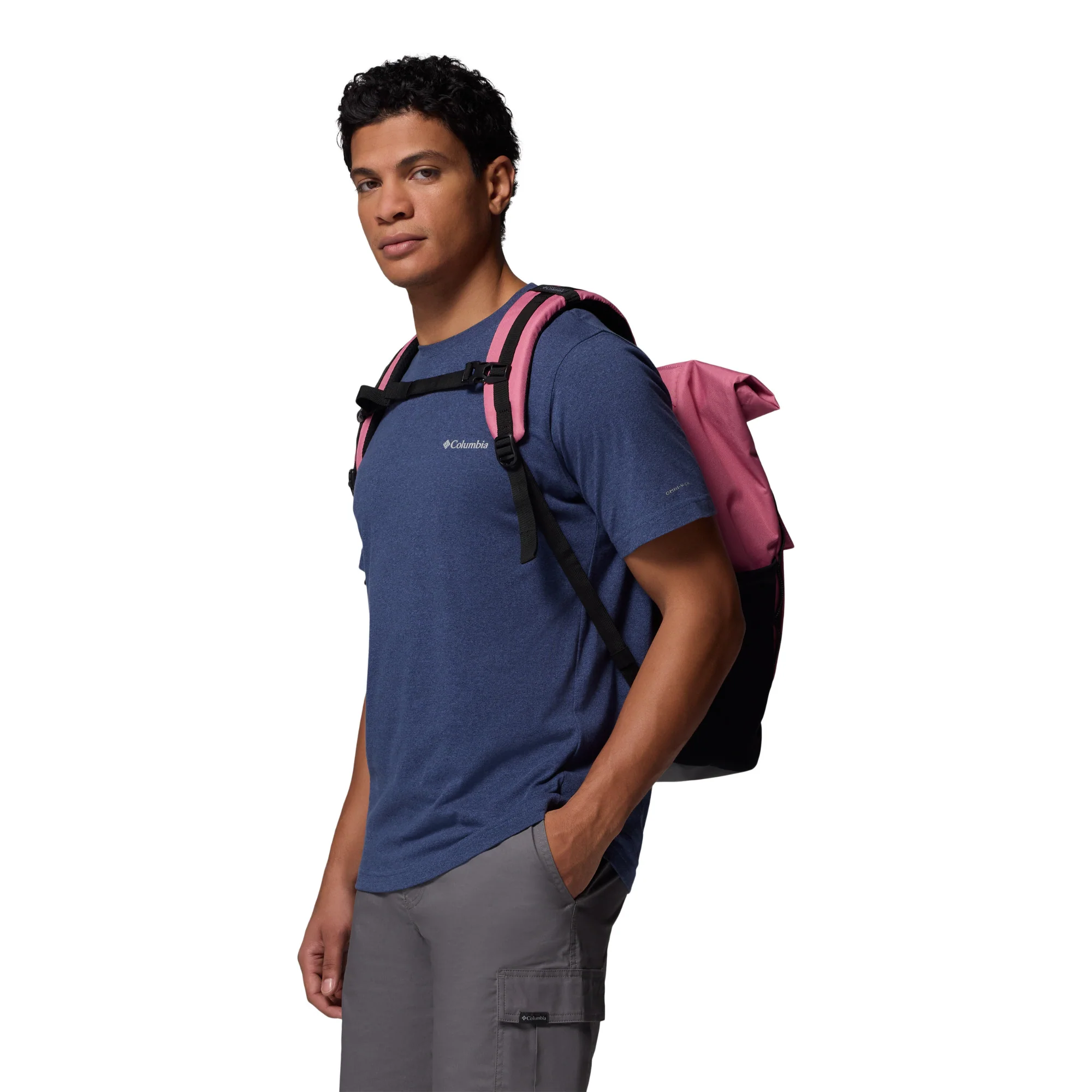 Columbia Convey III 27L Rolltop Backpack (Rosette/Black) - Image 8