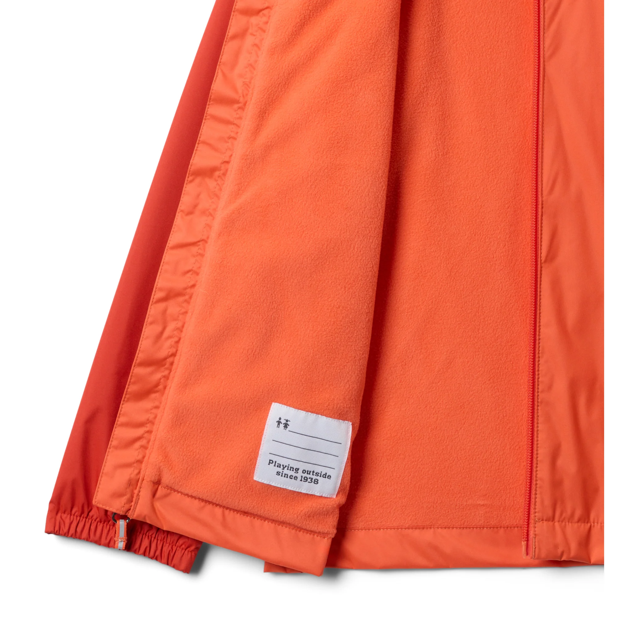 Columbia Kids Rainy Trails III Fleece Lined Waterproof Jacket (Zing/Super Sonic) - Image 3