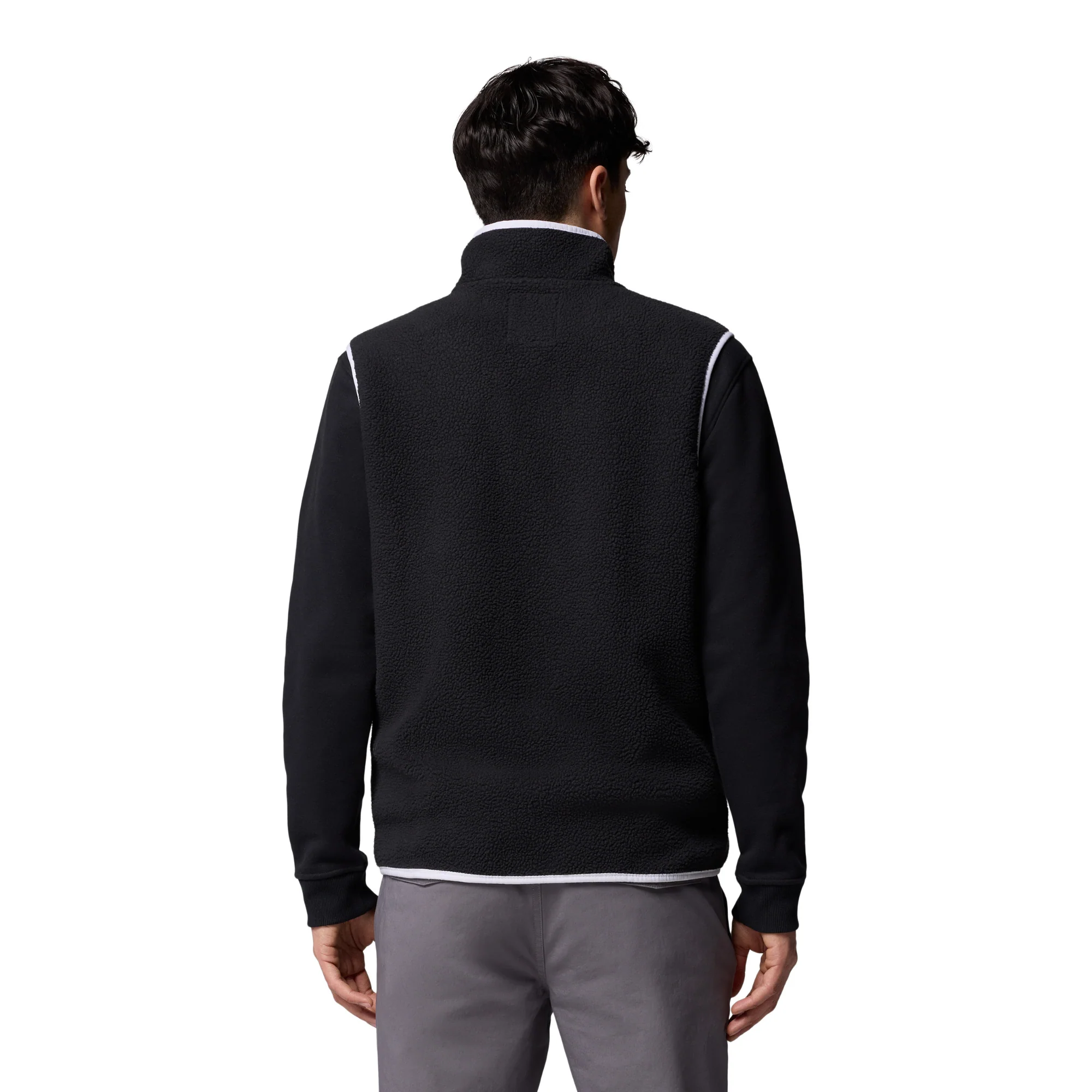 Columbia Men's Helvetia II Full Snap Fleece Vest (Black) - Image 3