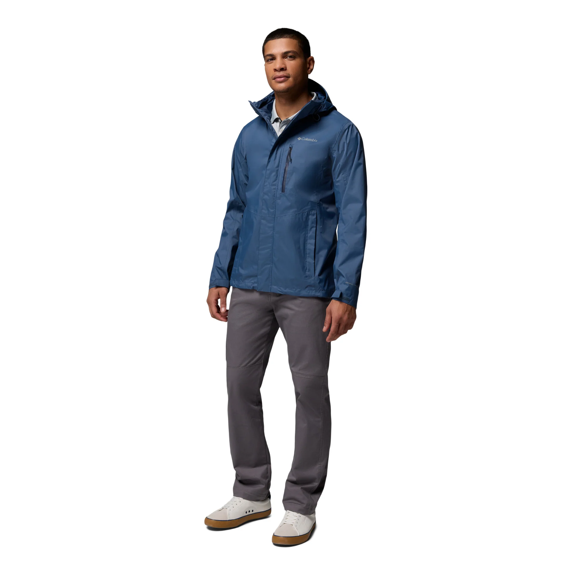 Columbia Men's Pouring Adventure III Packable Waterproof Jacket (Dark Mountain) - Image 10
