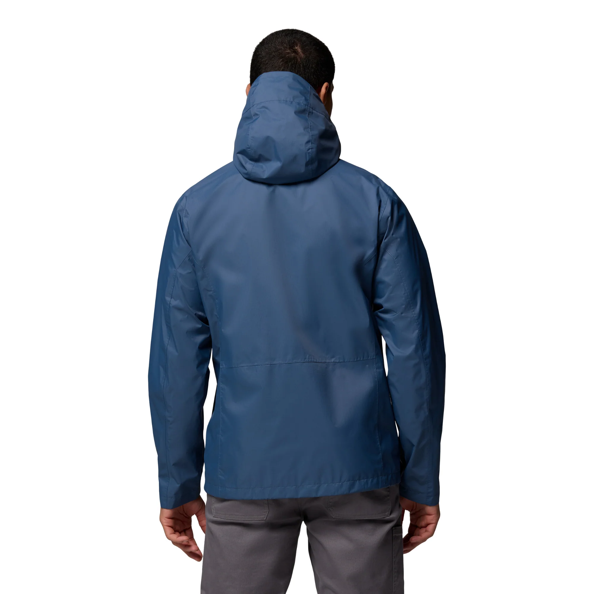 Columbia Men's Pouring Adventure III Packable Waterproof Jacket (Dark Mountain) - Image 3