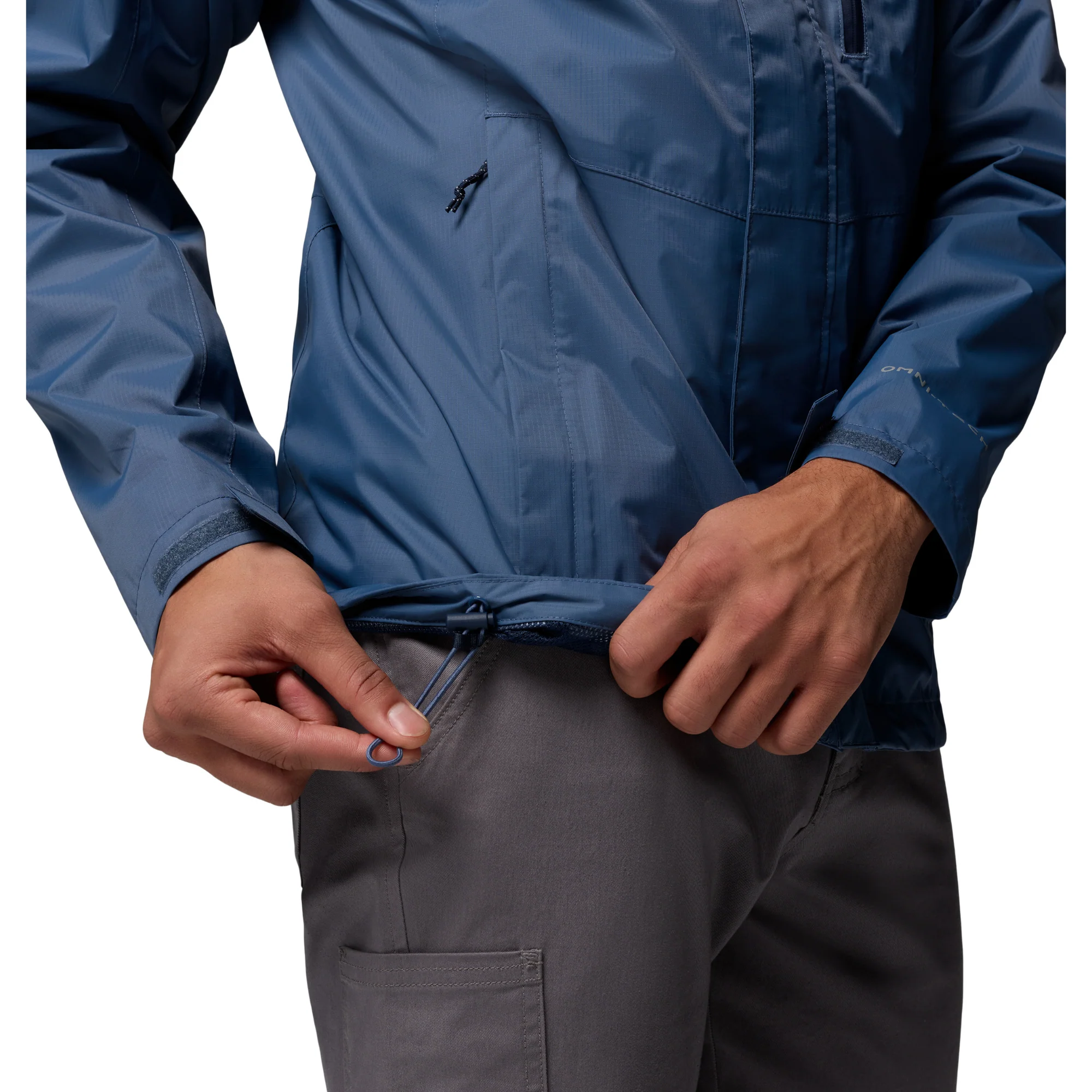 Columbia Men's Pouring Adventure III Packable Waterproof Jacket (Dark Mountain) - Image 8