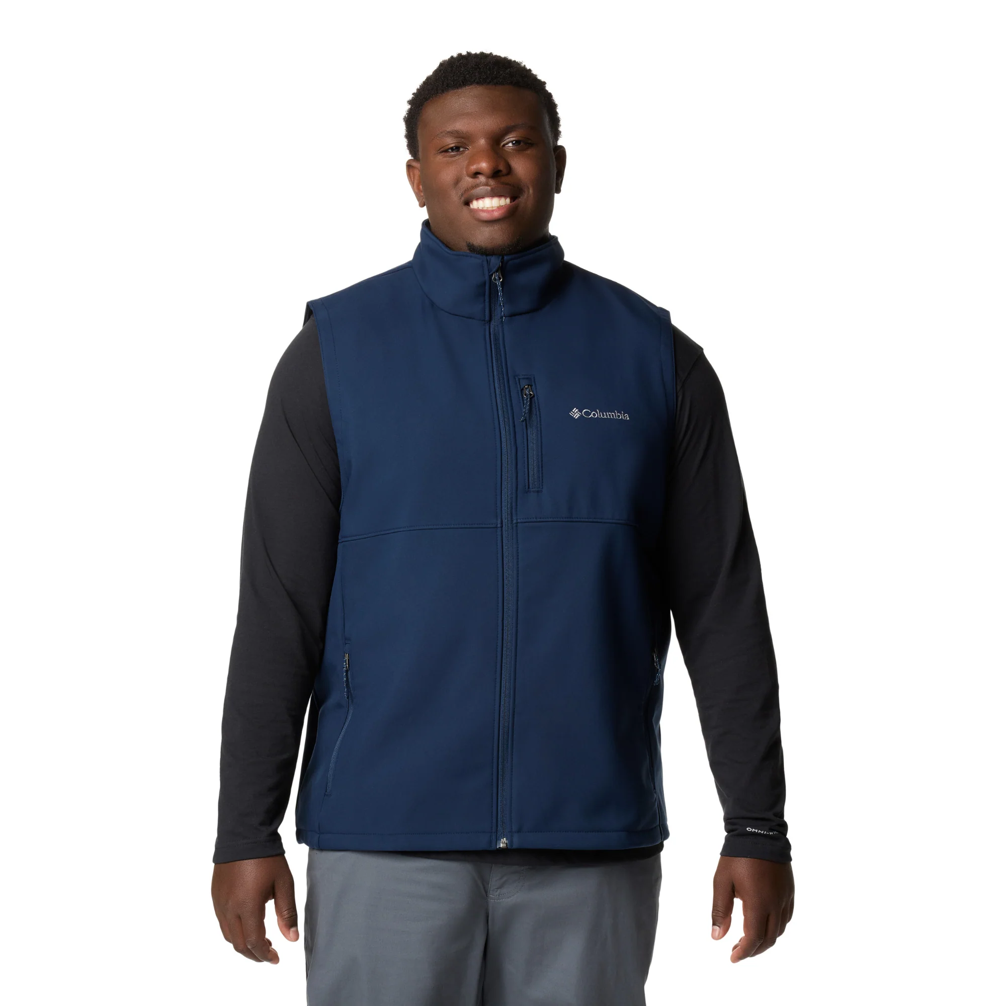 Columbia Men's Ascender II Softshell Vest (Collegiate Navy) - Image 2