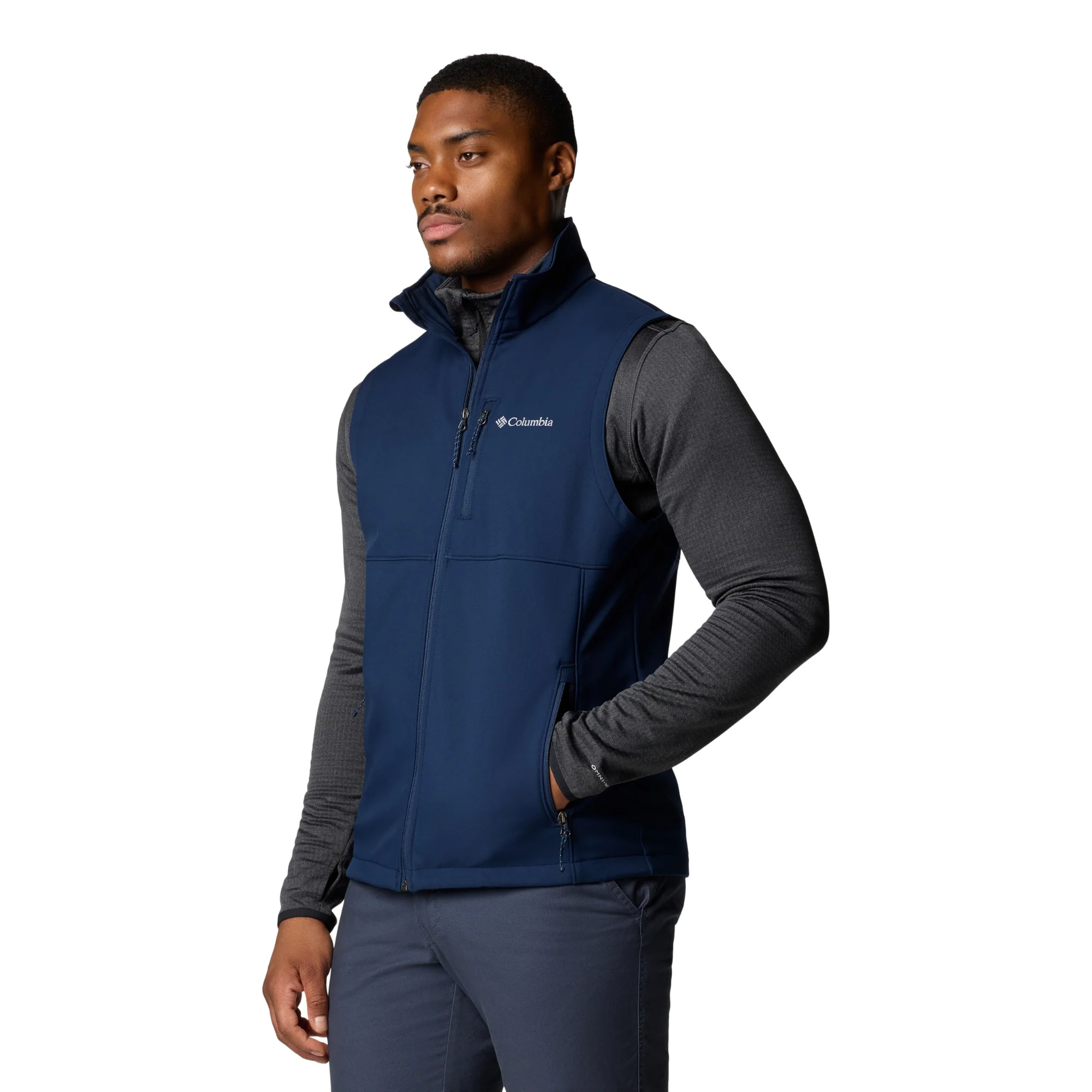 Columbia Men's Ascender II Softshell Vest (Collegiate Navy) - Image 5
