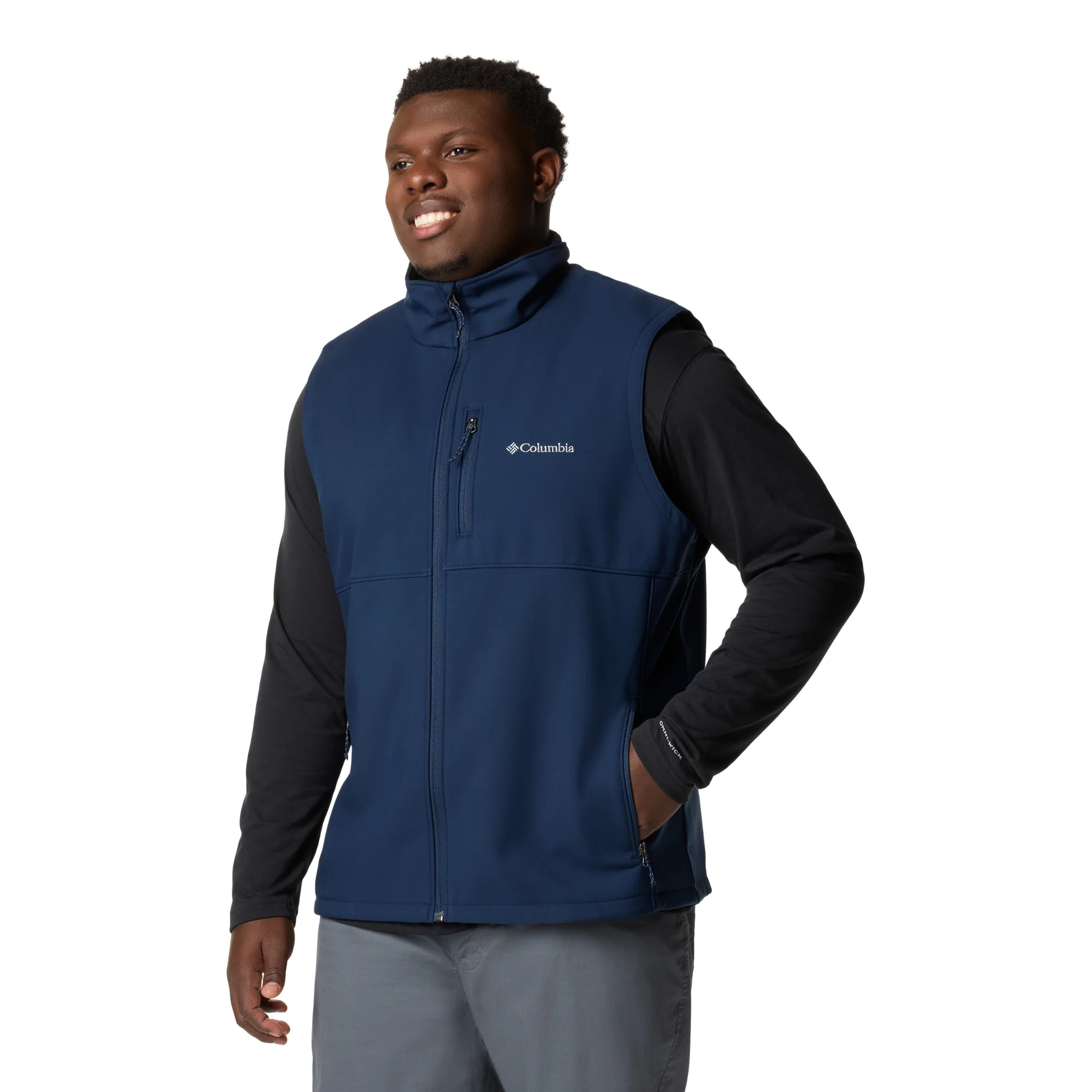 Columbia Men's Ascender II Softshell Vest (Collegiate Navy) - Image 6