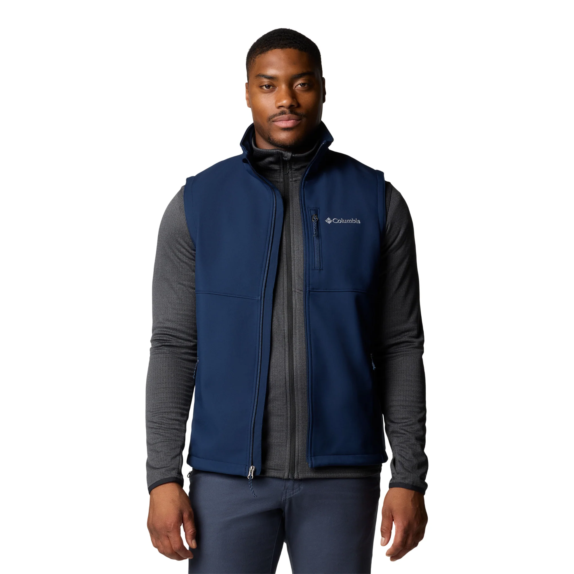Columbia Men's Ascender II Softshell Vest (Collegiate Navy) - Image 7