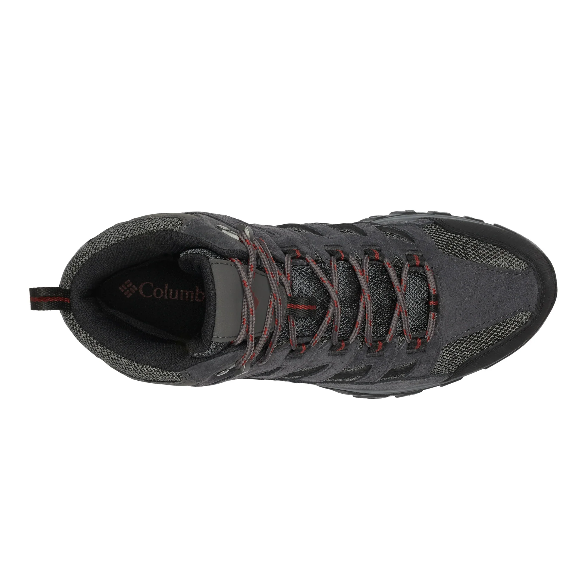 Columbia Men's Crestwood Waterproof Mid Trail Boots (Dark Grey/Deep Rust) - Image 6