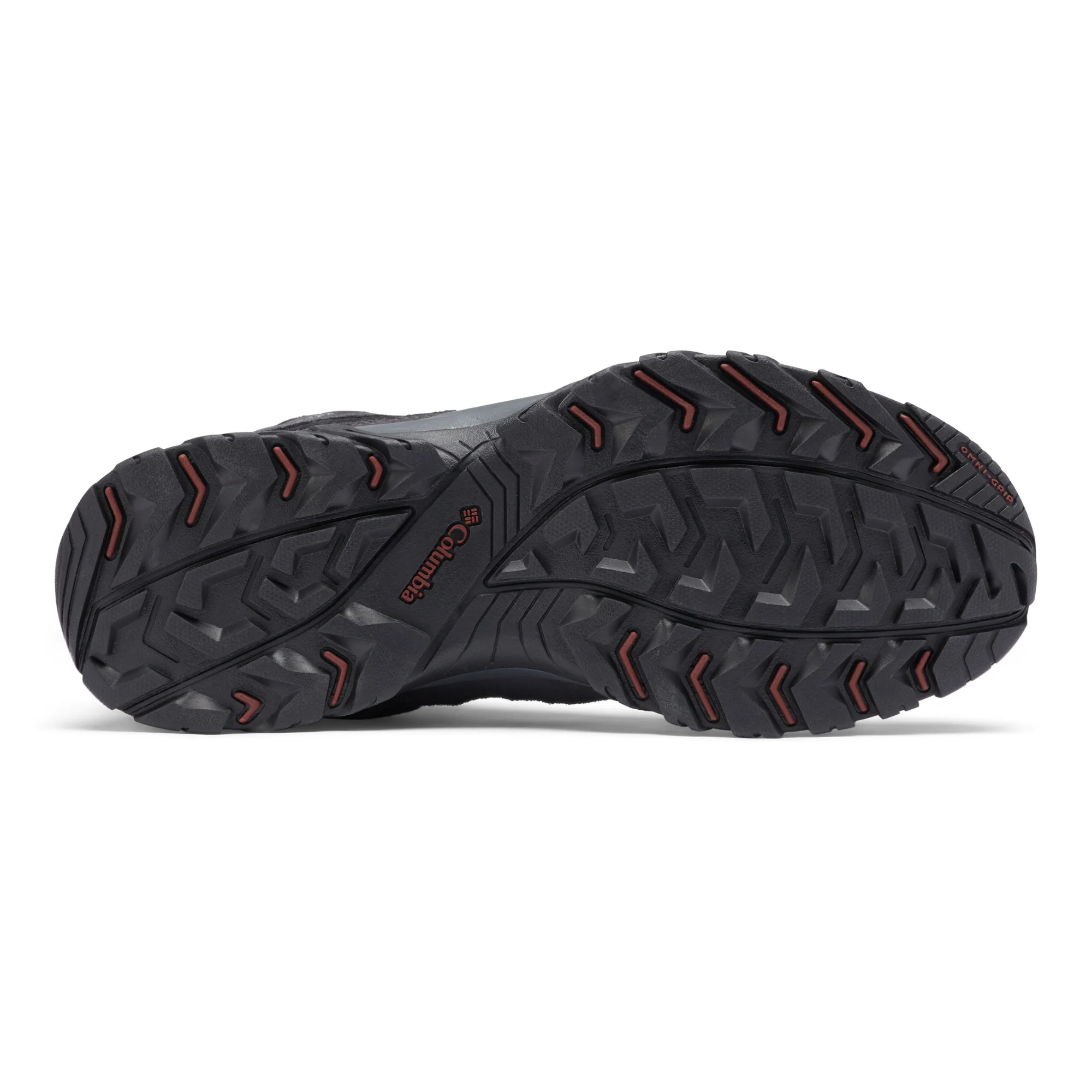 Columbia Men's Crestwood Waterproof Mid Trail Boots (Dark Grey/Deep Rust) - Image 7