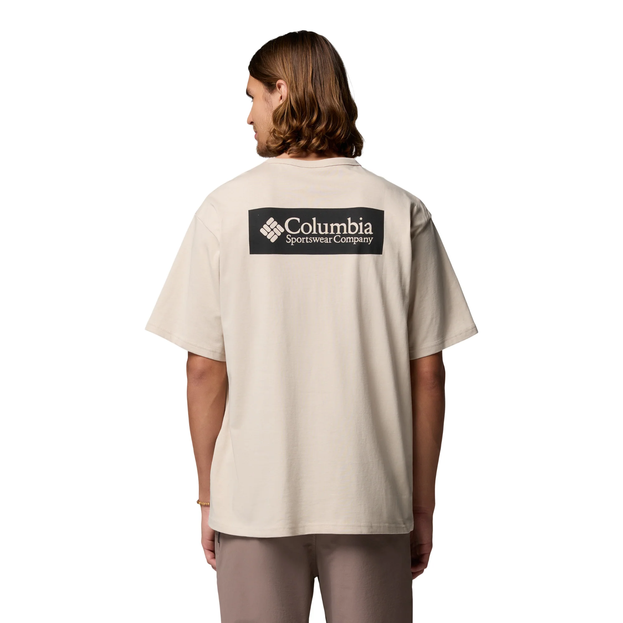 Columbia Men's CSC Heavyweight Iconic Short Sleeve Tee (Dark Stone/CSC Box Logo) - Image 3