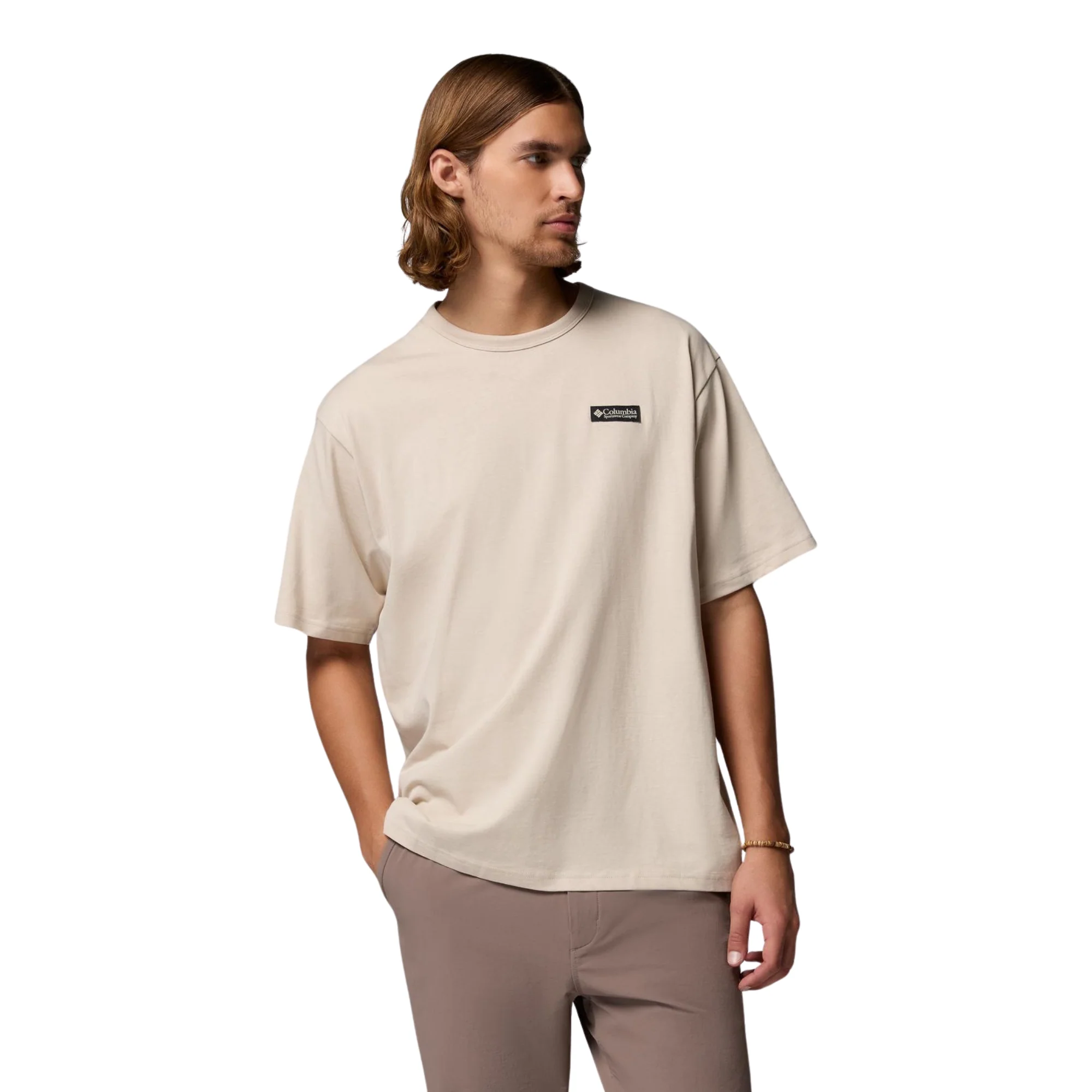 Columbia Men's CSC Heavyweight Iconic Short Sleeve Tee (Dark Stone/CSC Box Logo) - Image 4