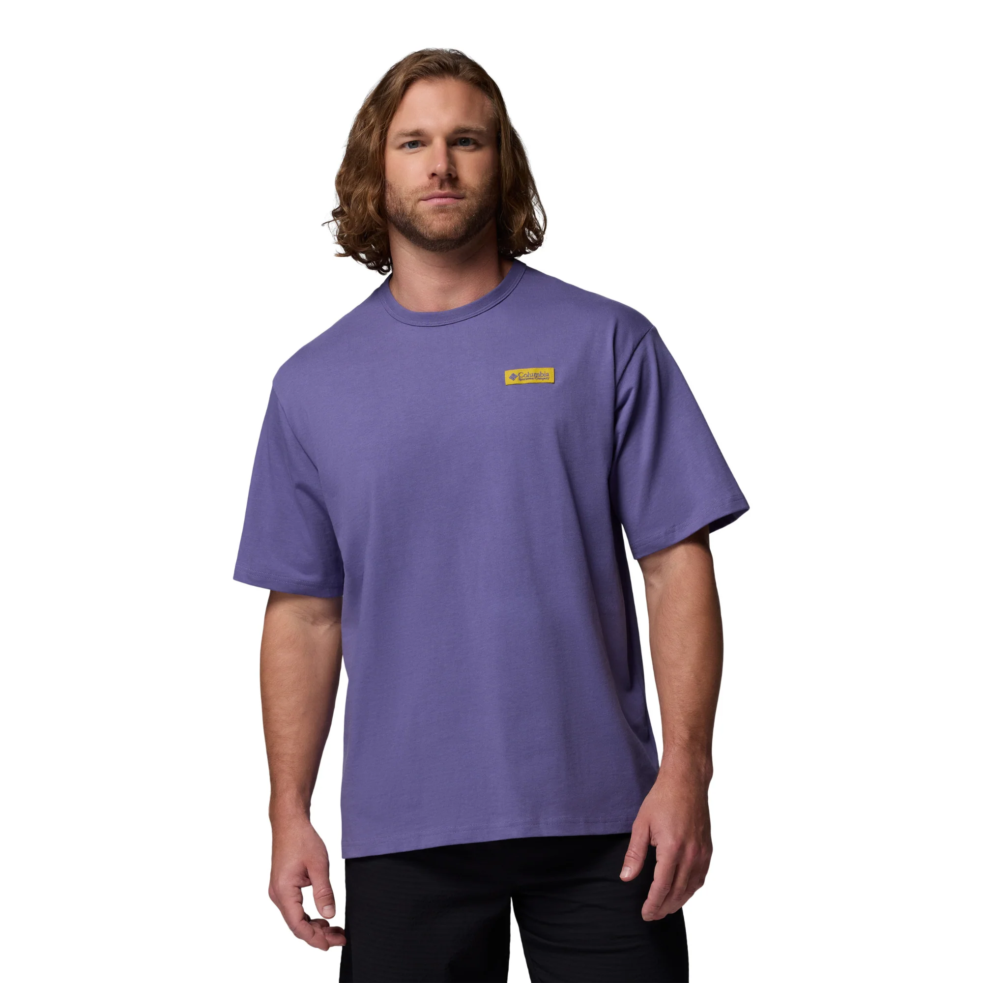 Columbia Men's CSC Heavyweight Iconic Short Sleeve Tee (Stormwatch/CSC Box Logo) - Image 2