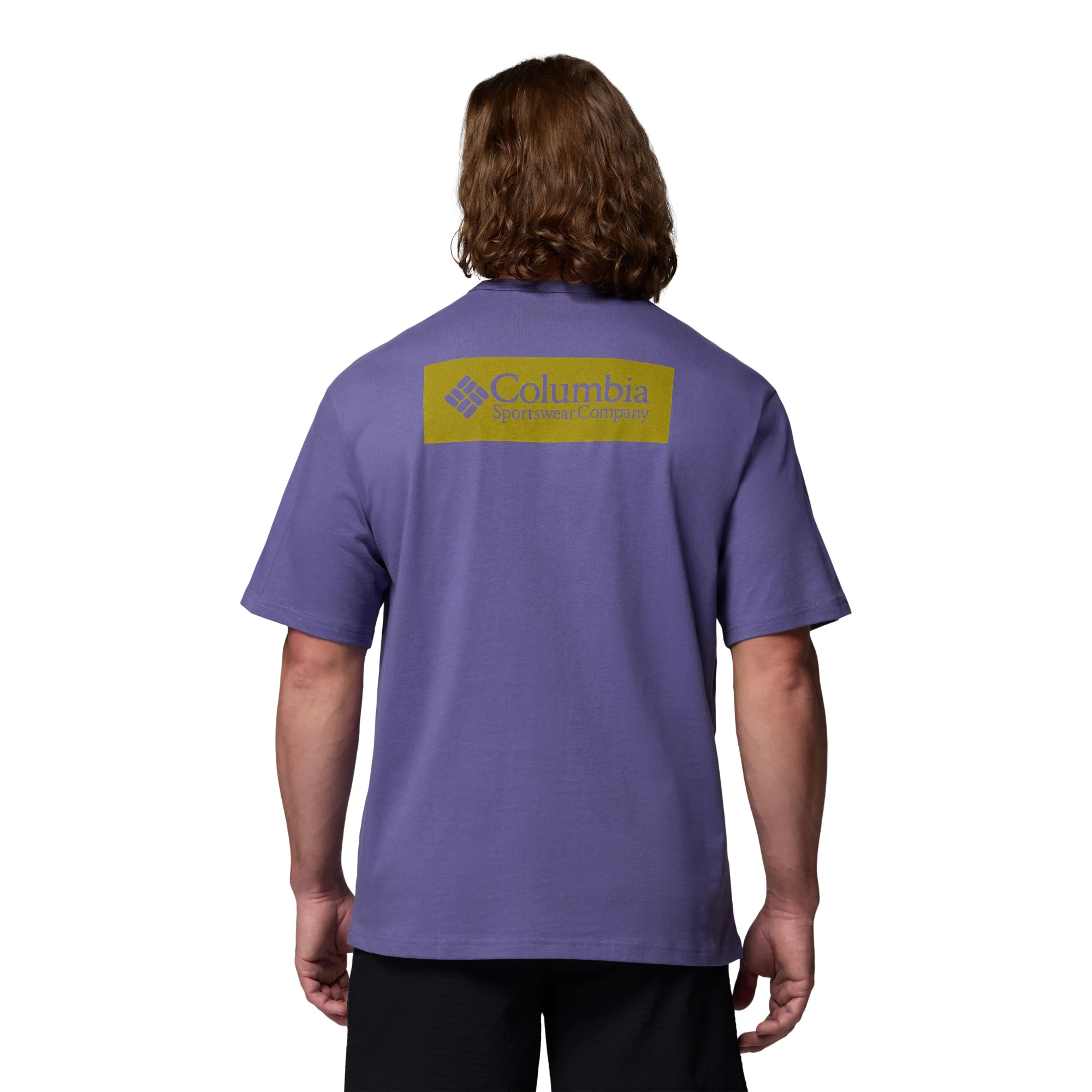 Columbia Men's CSC Heavyweight Iconic Short Sleeve Tee (Stormwatch/CSC Box Logo) - Image 3