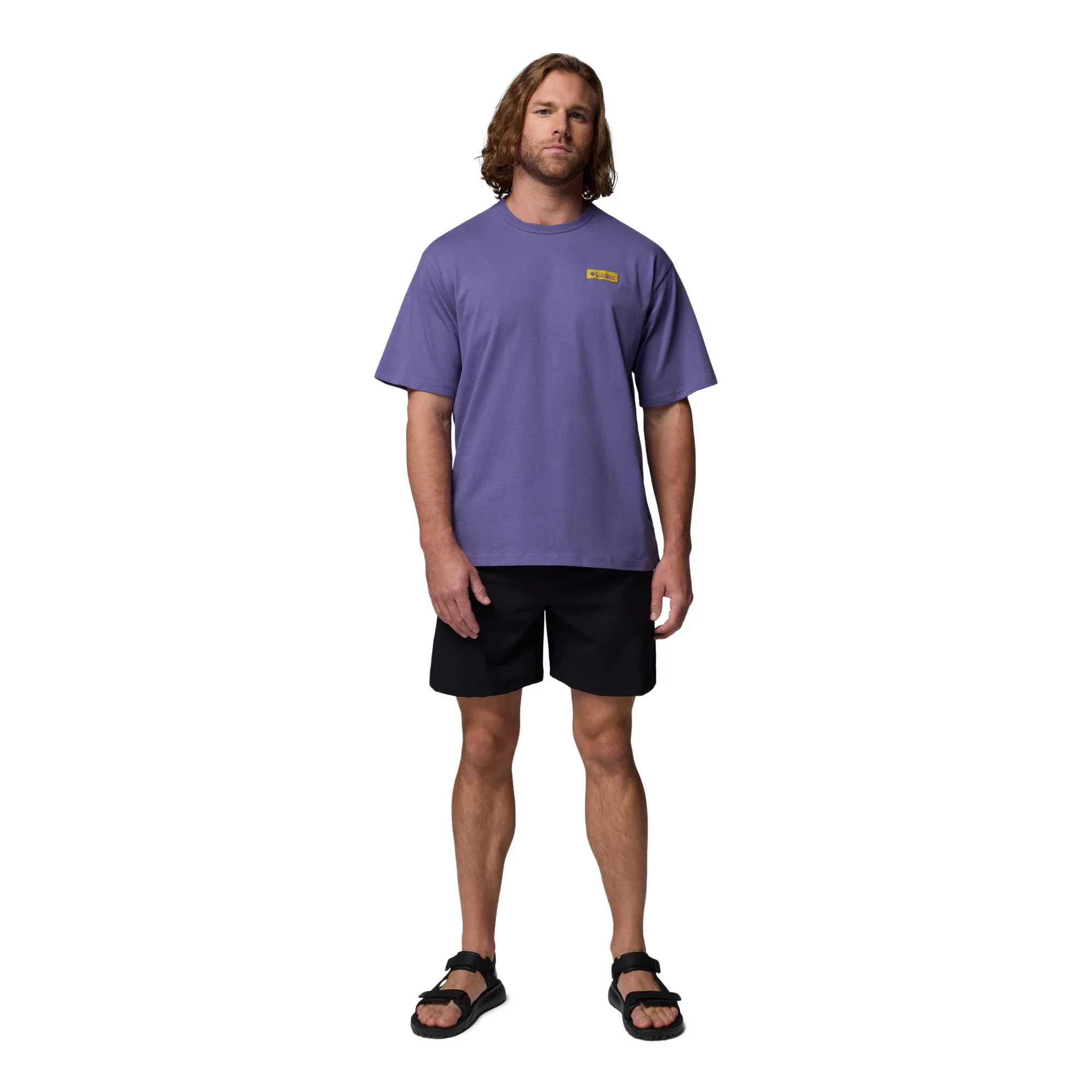 Columbia Men's CSC Heavyweight Iconic Short Sleeve Tee (Stormwatch/CSC Box Logo) - Image 7