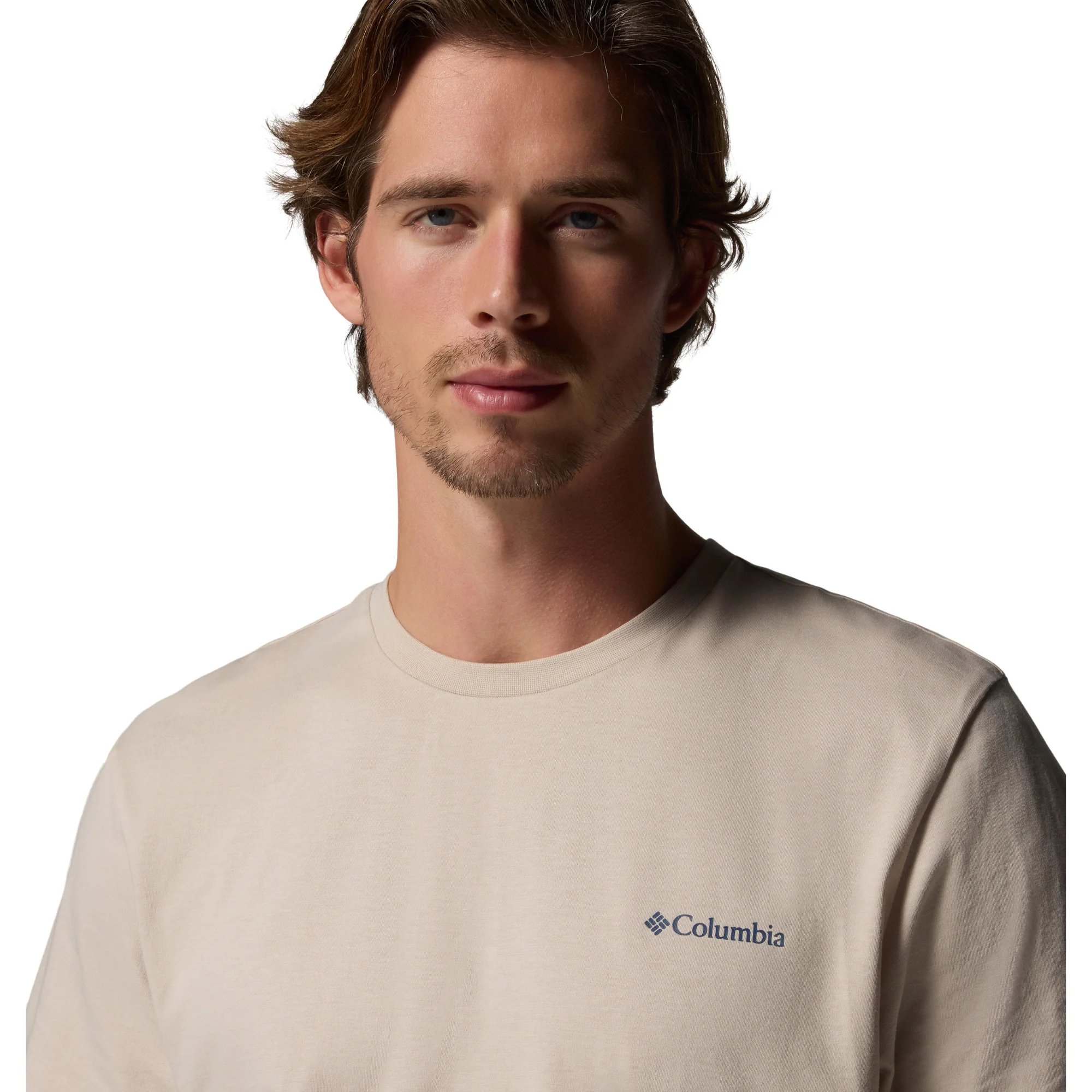 Columbia Men's CSC Outdoor Back Graphic Organic Cotton Tee (Dark Stone/Sunscape) - Image 5