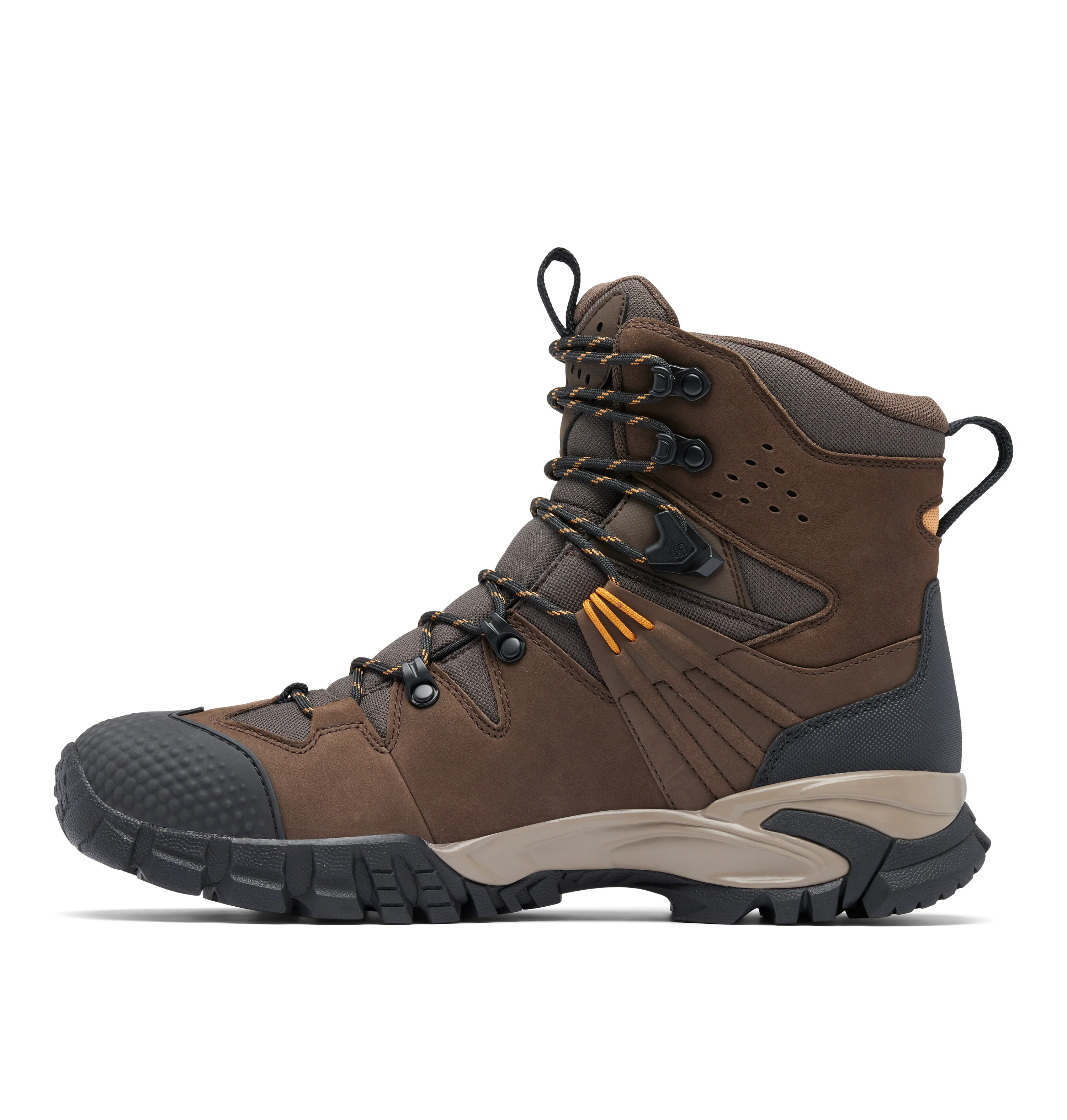 Columbia Men's Geoterra Outdry Leather Trail Boots (Cordovan/Canyon Sun) - Image 4