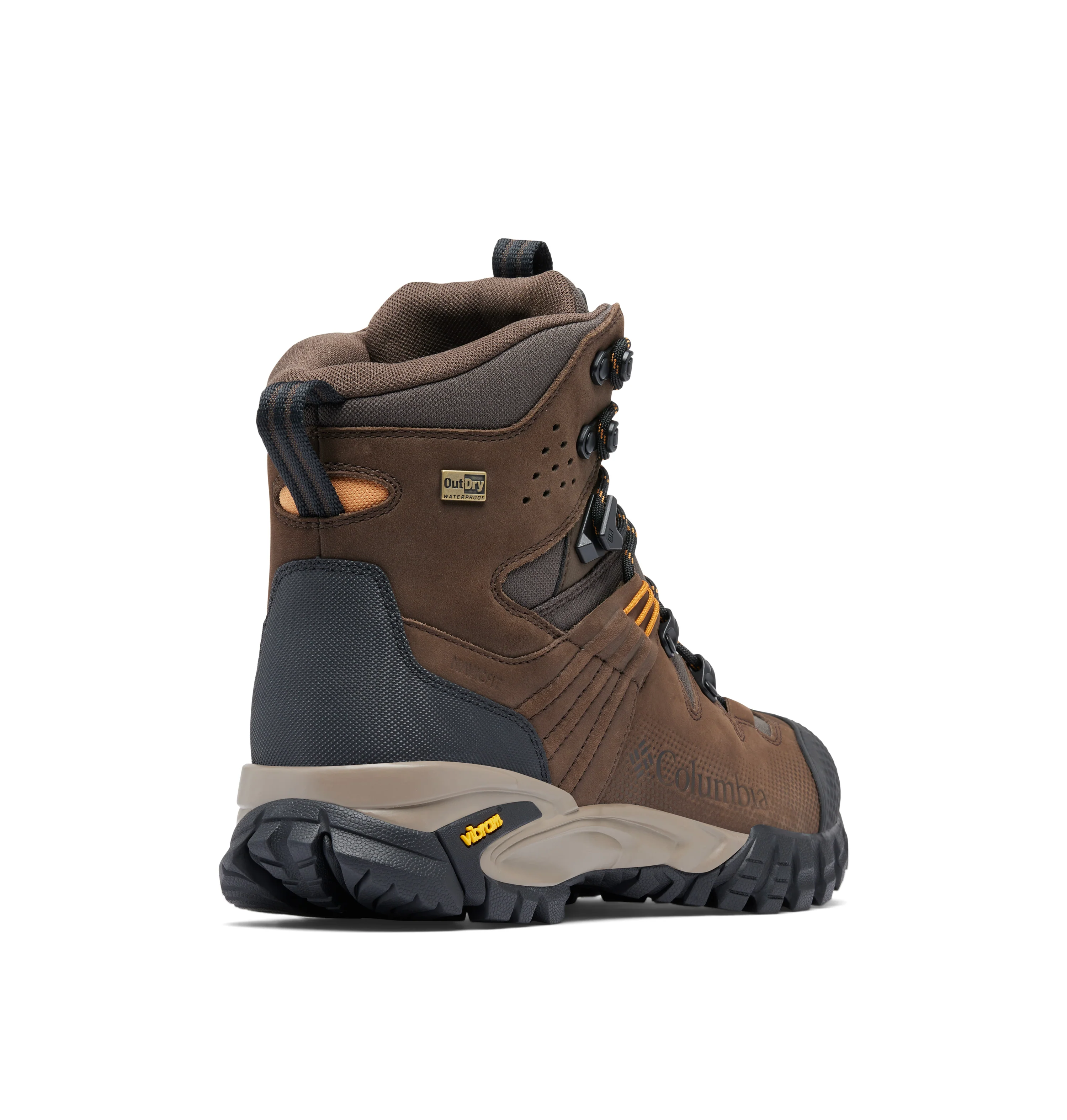 Columbia Men's Geoterra Outdry Leather Trail Boots (Cordovan/Canyon Sun) - Image 7