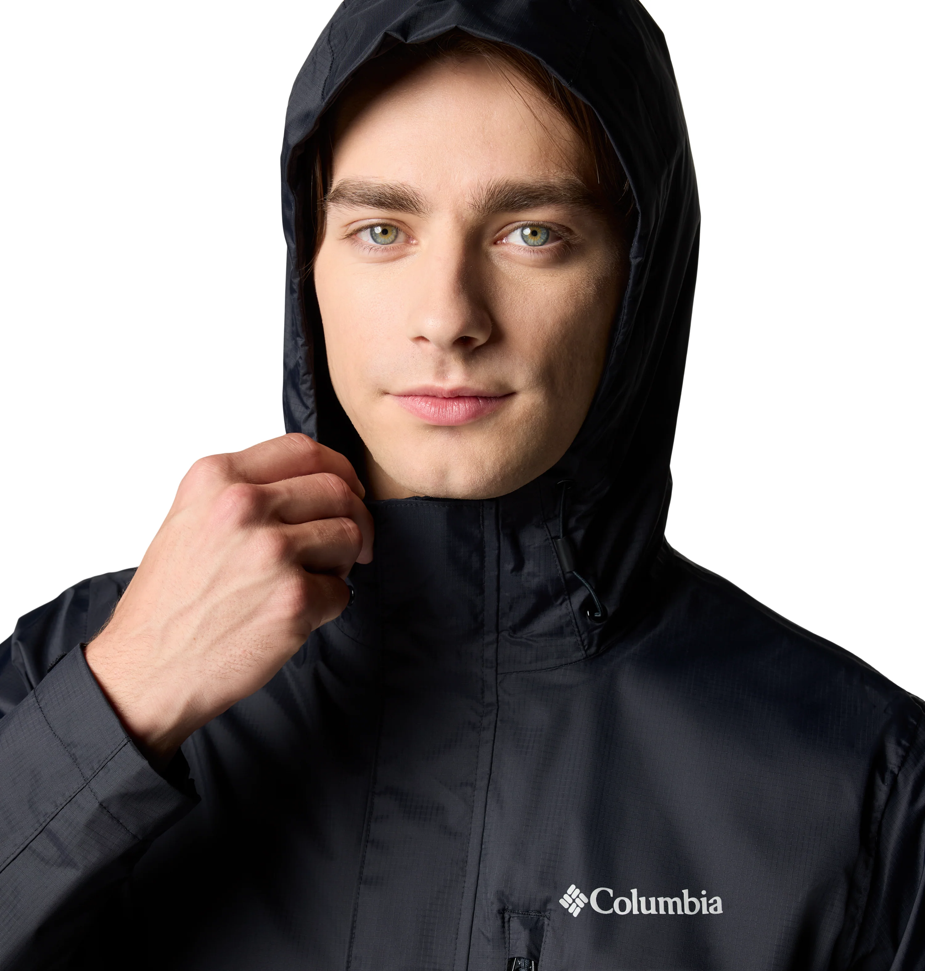 Columbia Men's Pouring Adventure III Packable Waterproof Jacket (Black) - Image 4