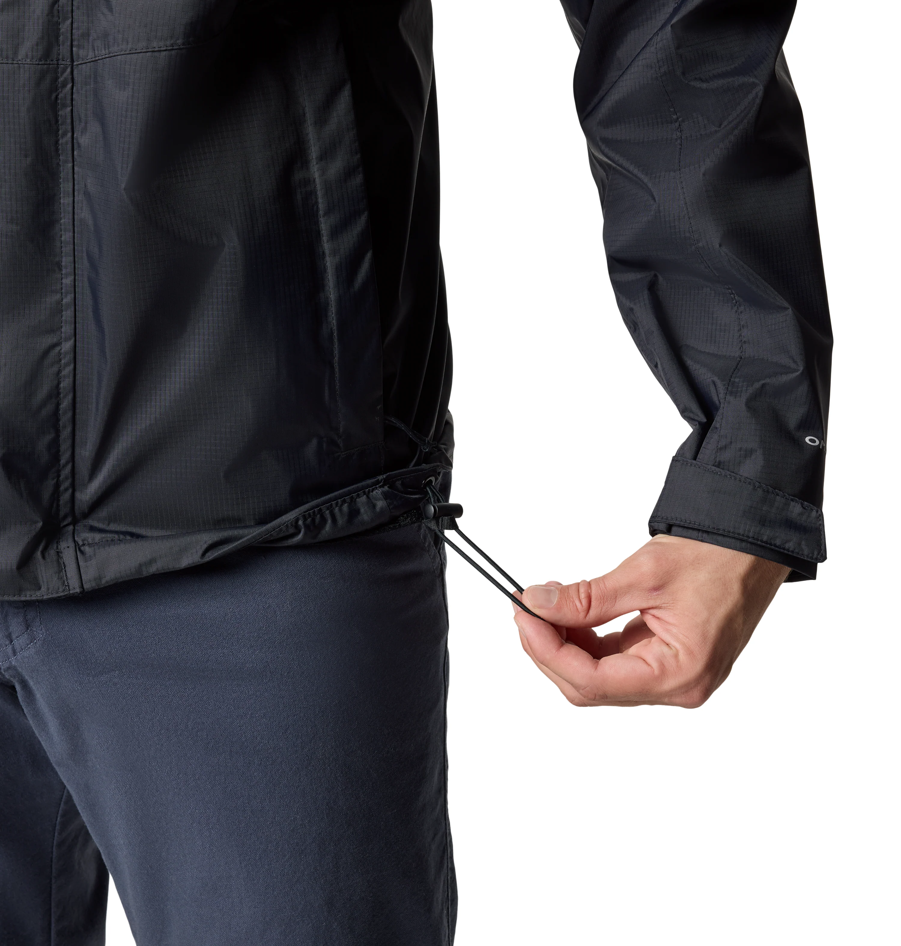 Columbia Men's Pouring Adventure III Packable Waterproof Jacket (Black) - Image 6