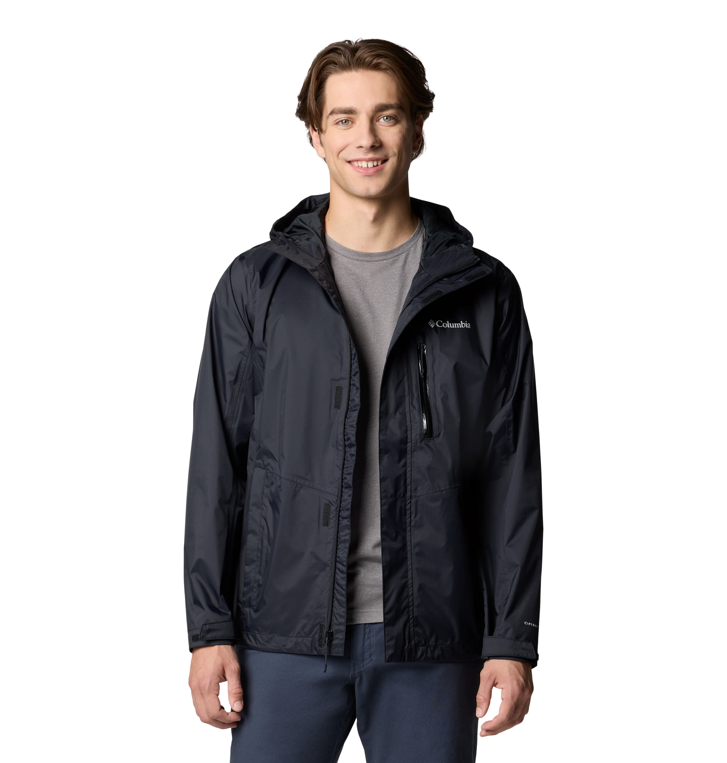 Columbia Men's Pouring Adventure III Packable Waterproof Jacket (Black) - Image 7