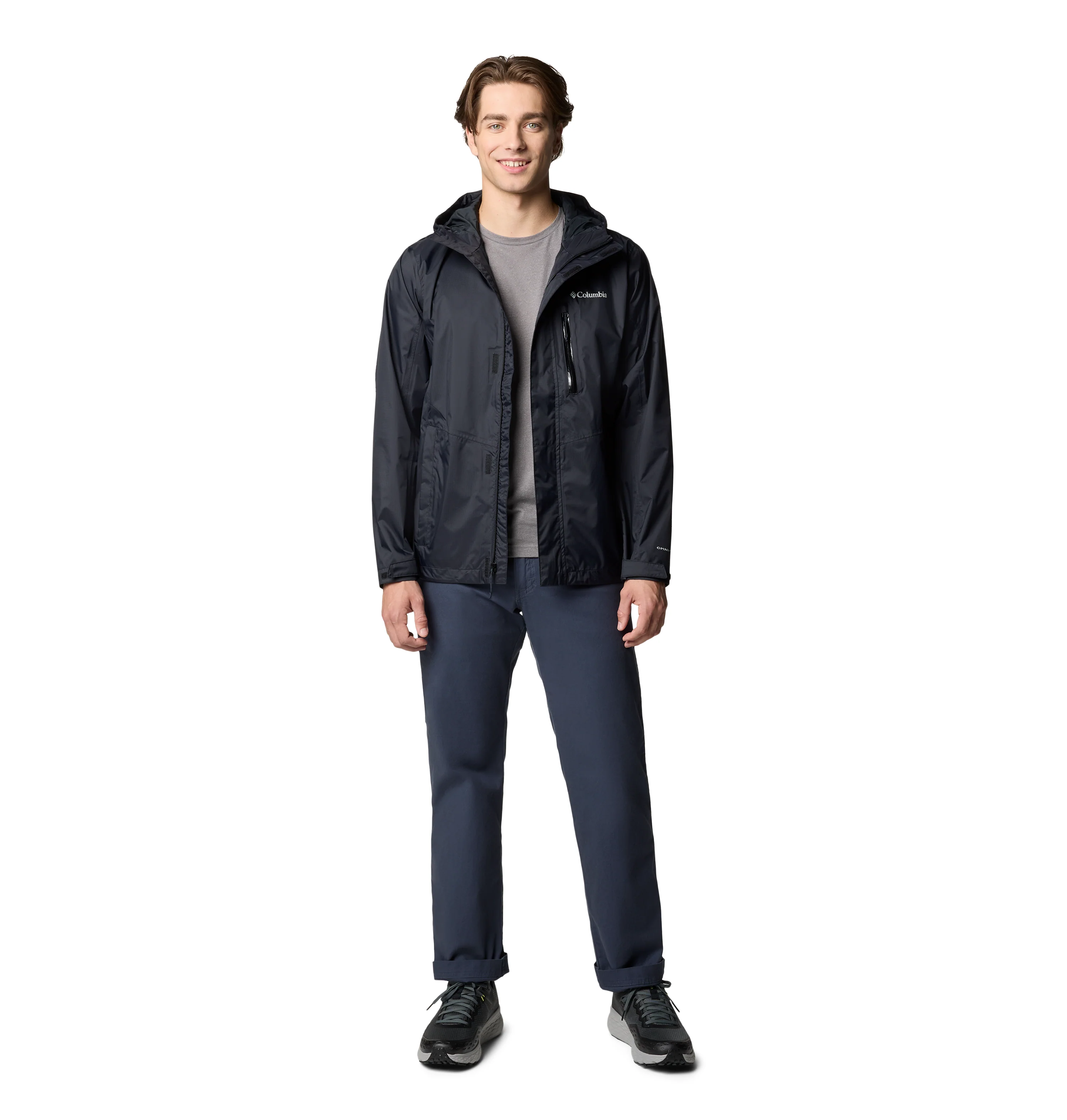 Columbia Men's Pouring Adventure III Packable Waterproof Jacket (Black) - Image 8