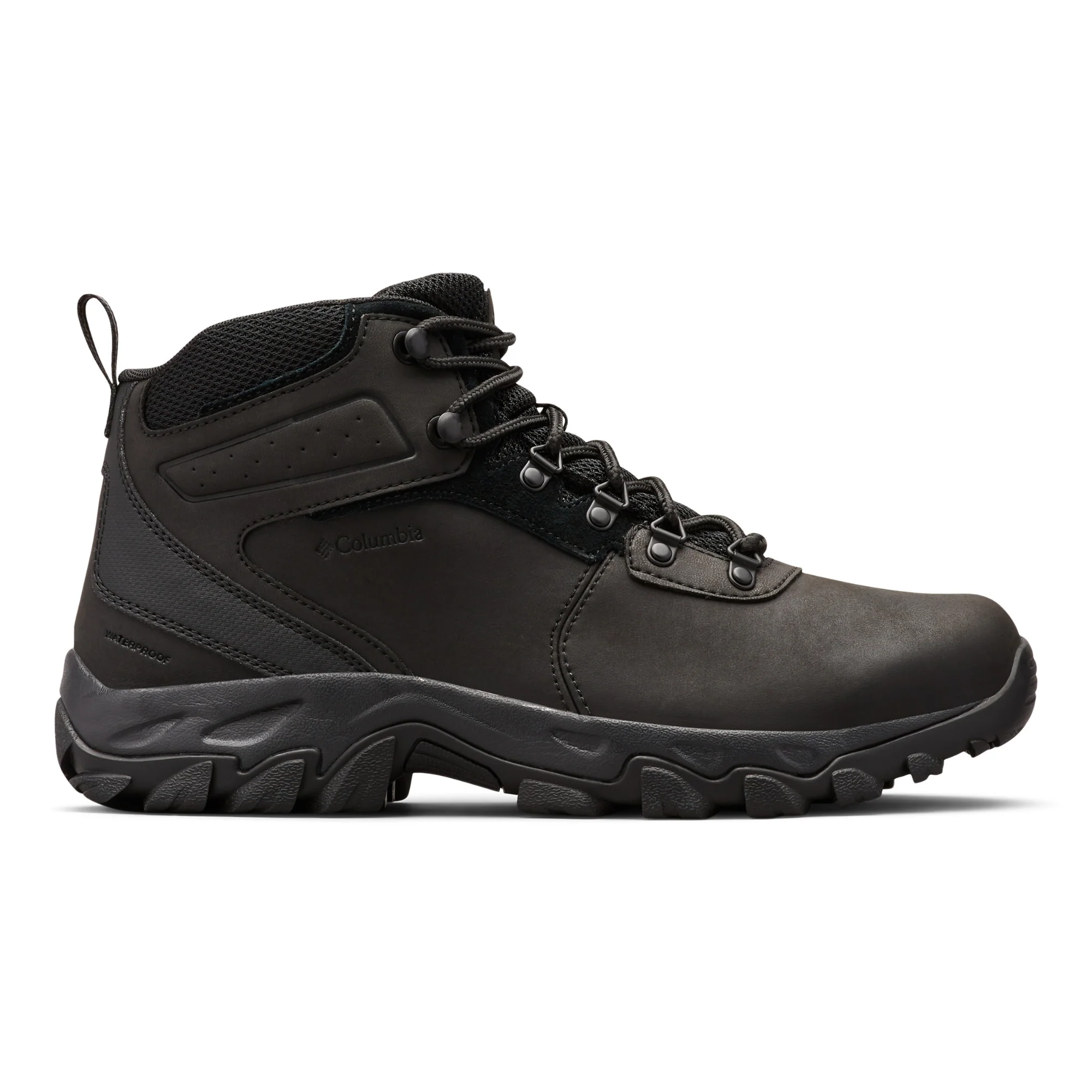 Columbia Men's Newton Ridge Plus II Waterproof Trail Boots (Black) - Image 4