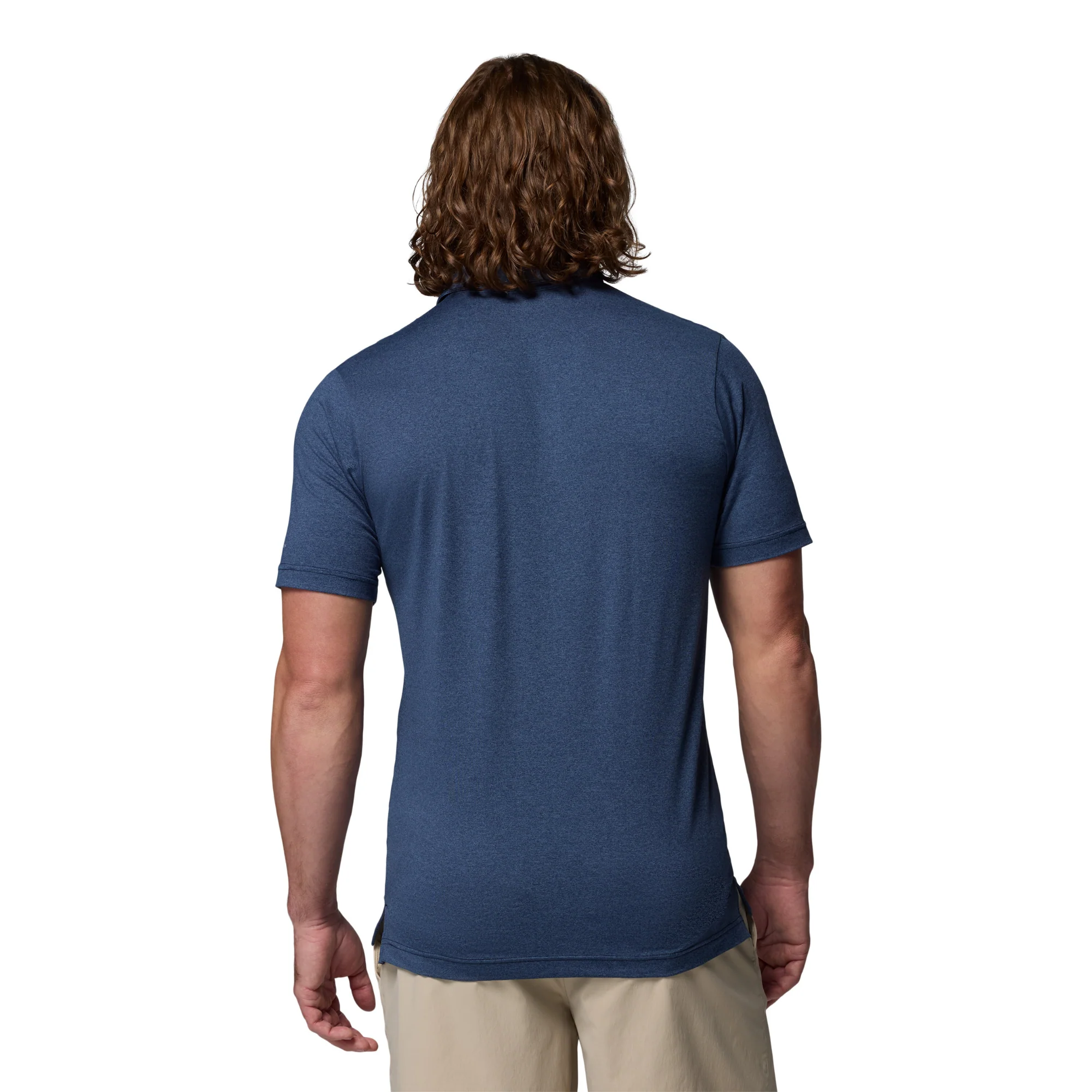 Columbia Men's Parsons Point Technical Polo Shirt (Collegiate Navy/Heather/Mountain Blue) - Image 5