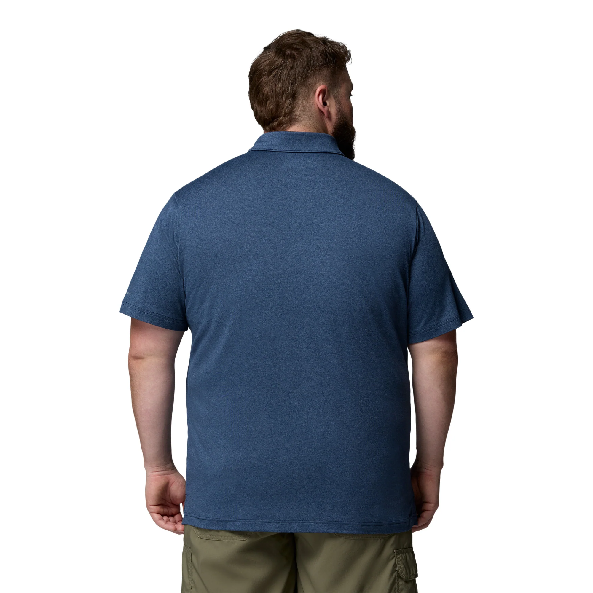 Columbia Men's Parsons Point Technical Polo Shirt (Collegiate Navy/Heather/Mountain Blue) - Image 6