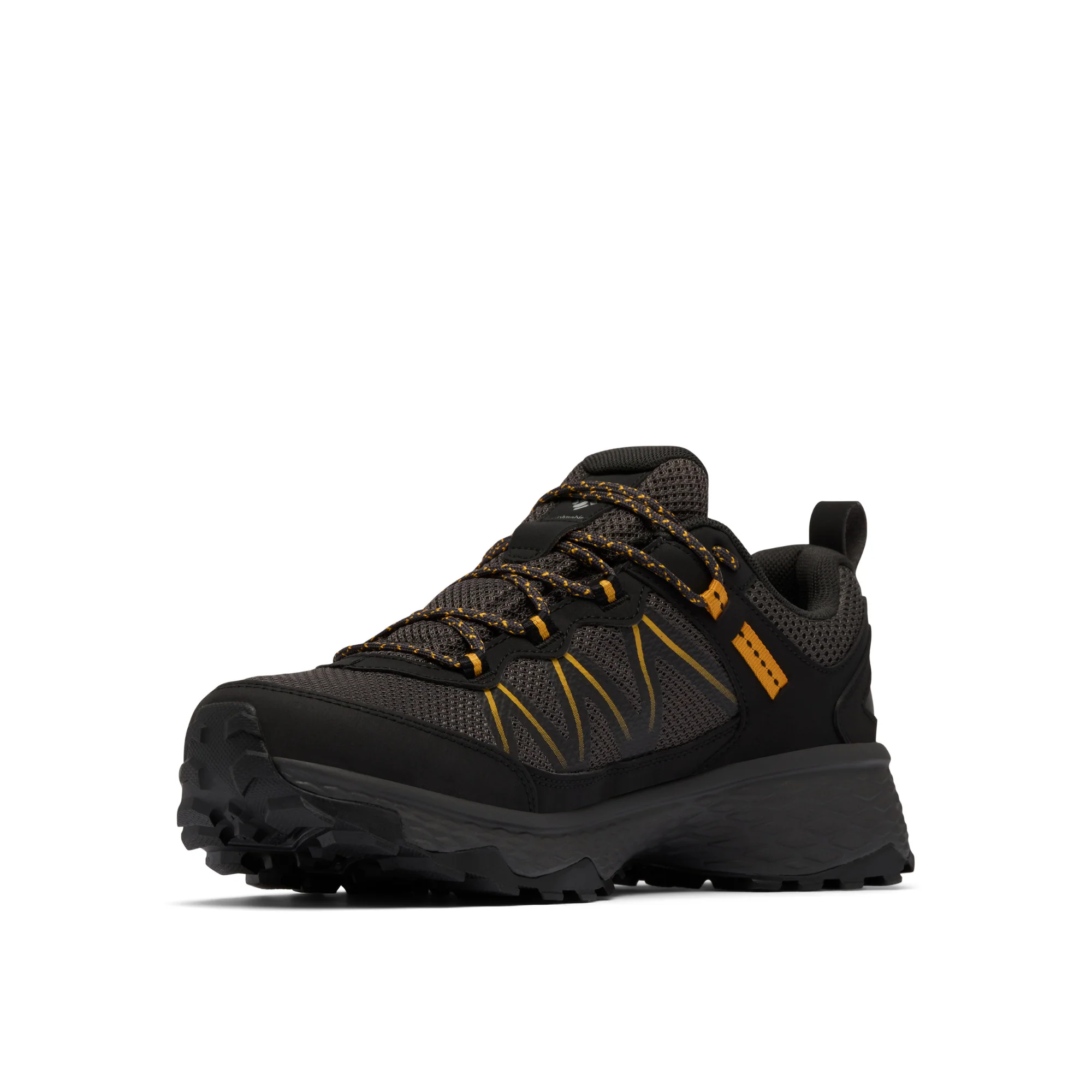 Columbia Men's Peakfreak Rush Outdry Waterproof Trail Shoes (Black/Raw Honey) - Image 2