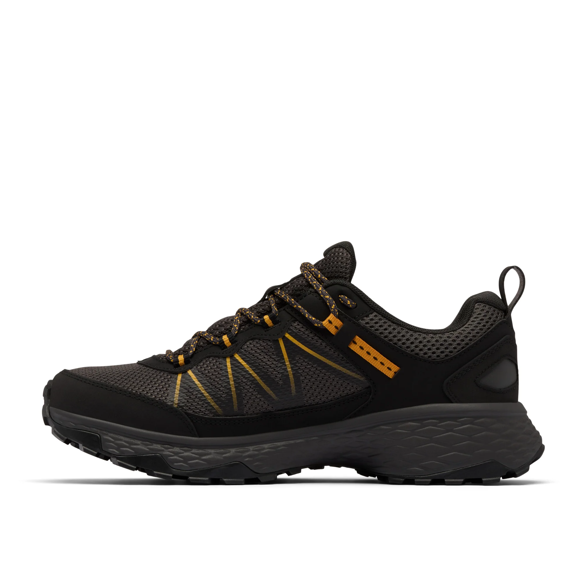 Columbia Men's Peakfreak Rush Outdry Waterproof Trail Shoes (Black/Raw Honey) - Image 3
