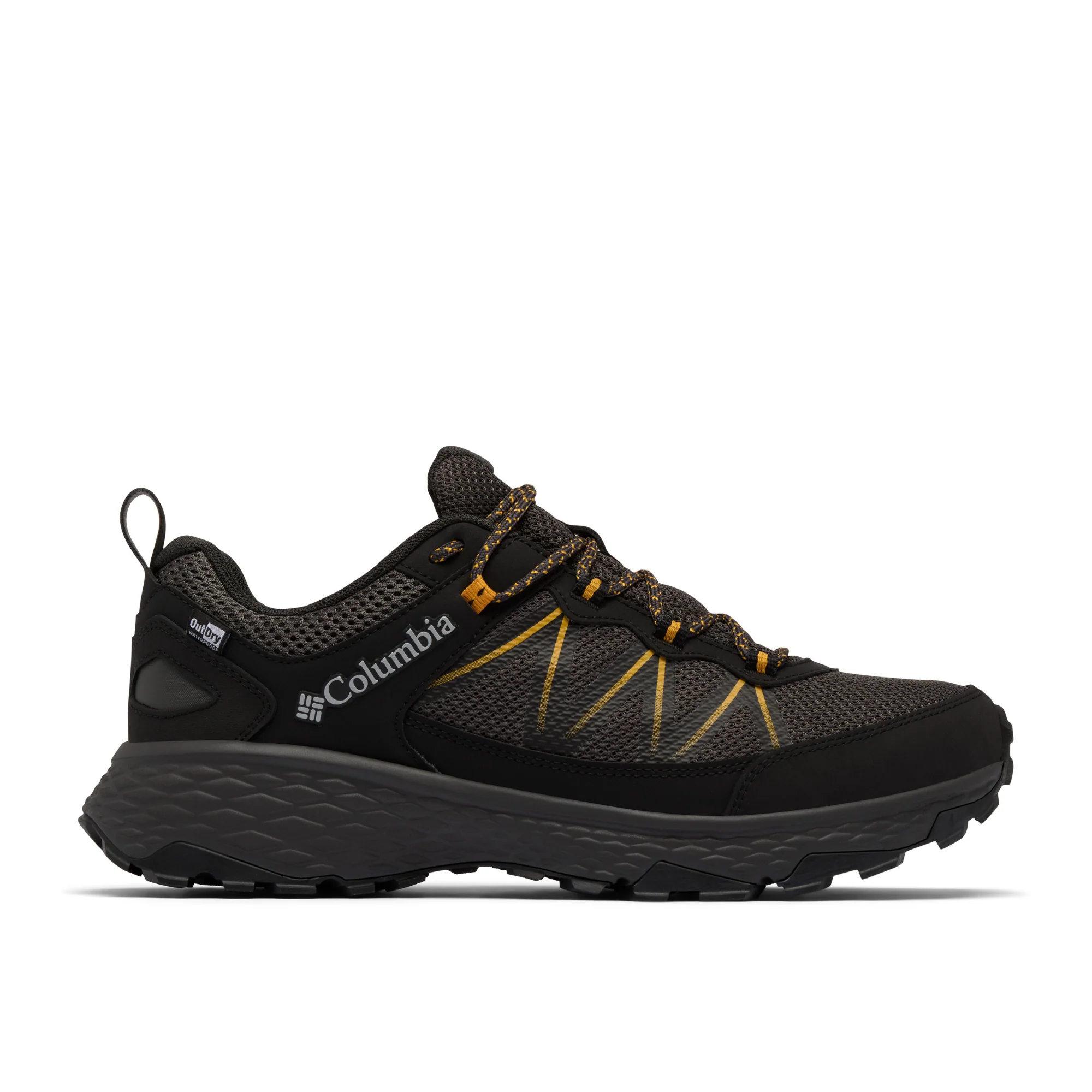 Columbia Men's Peakfreak Rush Outdry Waterproof Trail Shoes (Black/Raw Honey) - Image 4