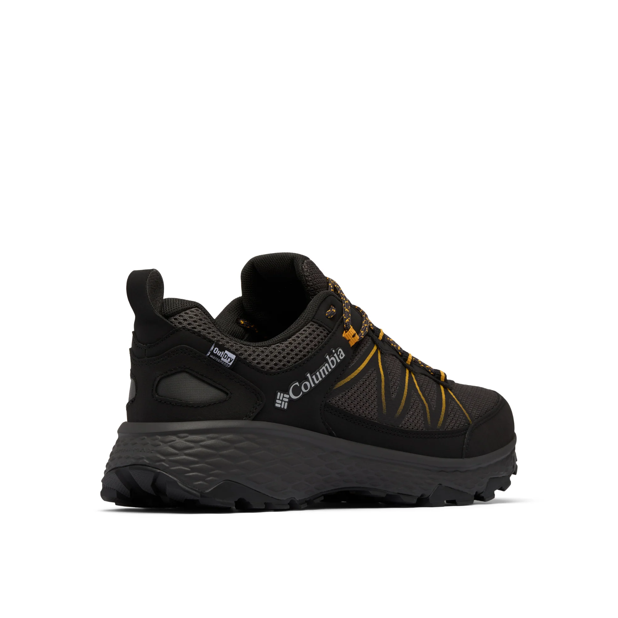 Columbia Men's Peakfreak Rush Outdry Waterproof Trail Shoes (Black/Raw Honey) - Image 5