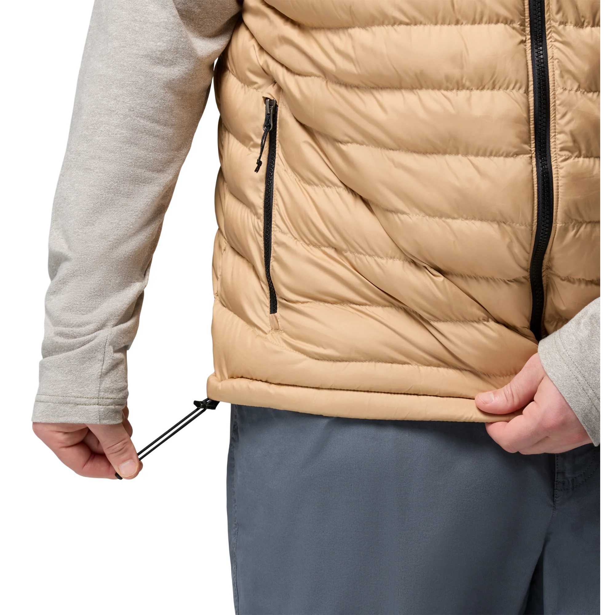 Columbia Men's Powder Lite II Insulated Vest (Canoe/Black) - Image 10
