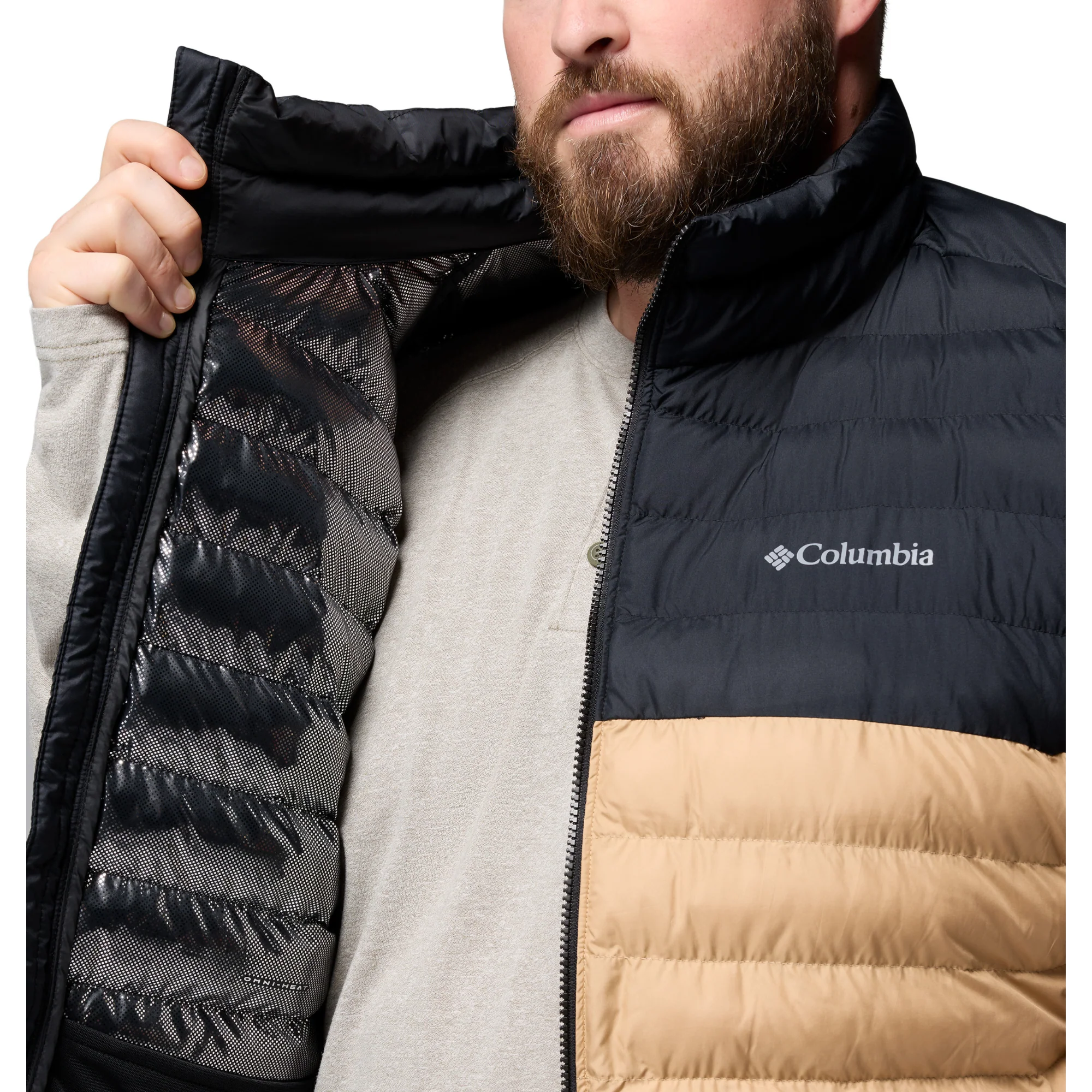 Columbia Men's Powder Lite II Insulated Vest (Canoe/Black) - Image 13