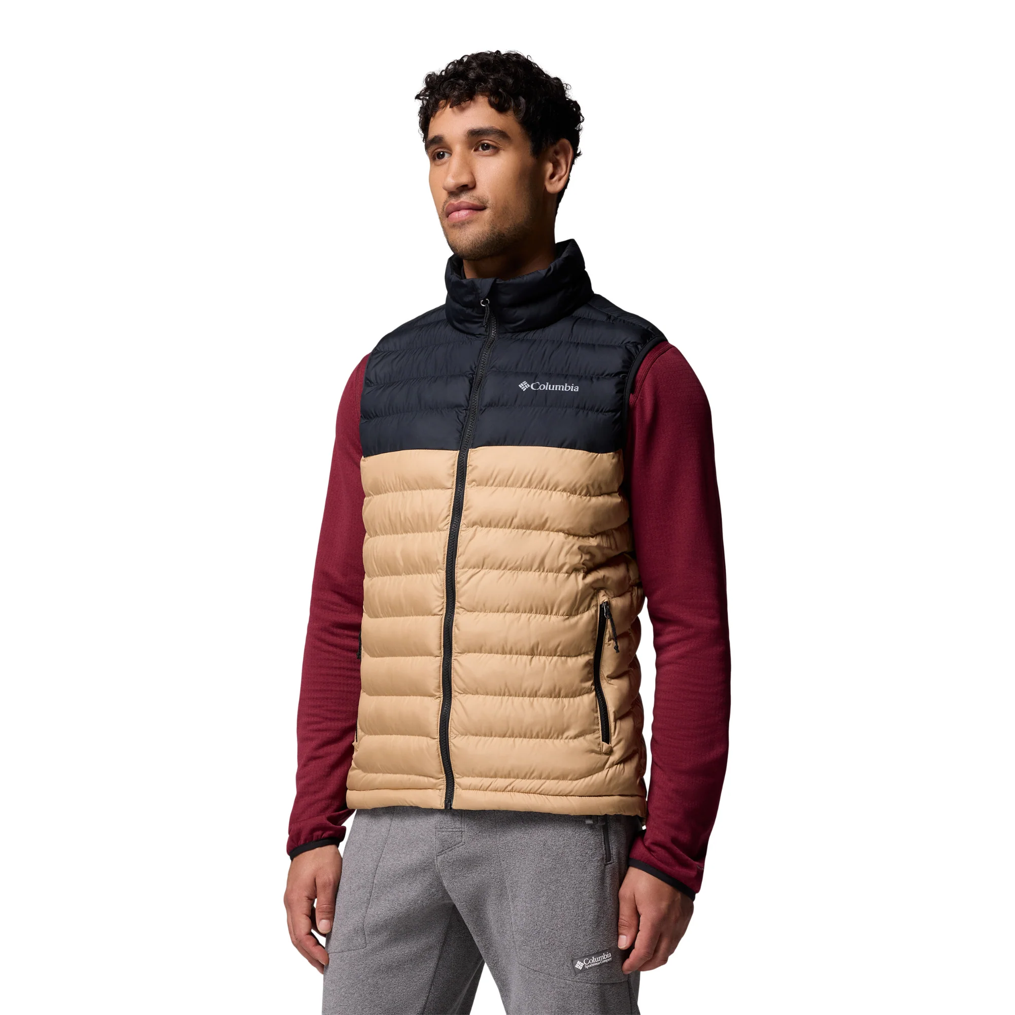 Columbia Men's Powder Lite II Insulated Vest (Canoe/Black) - Image 5