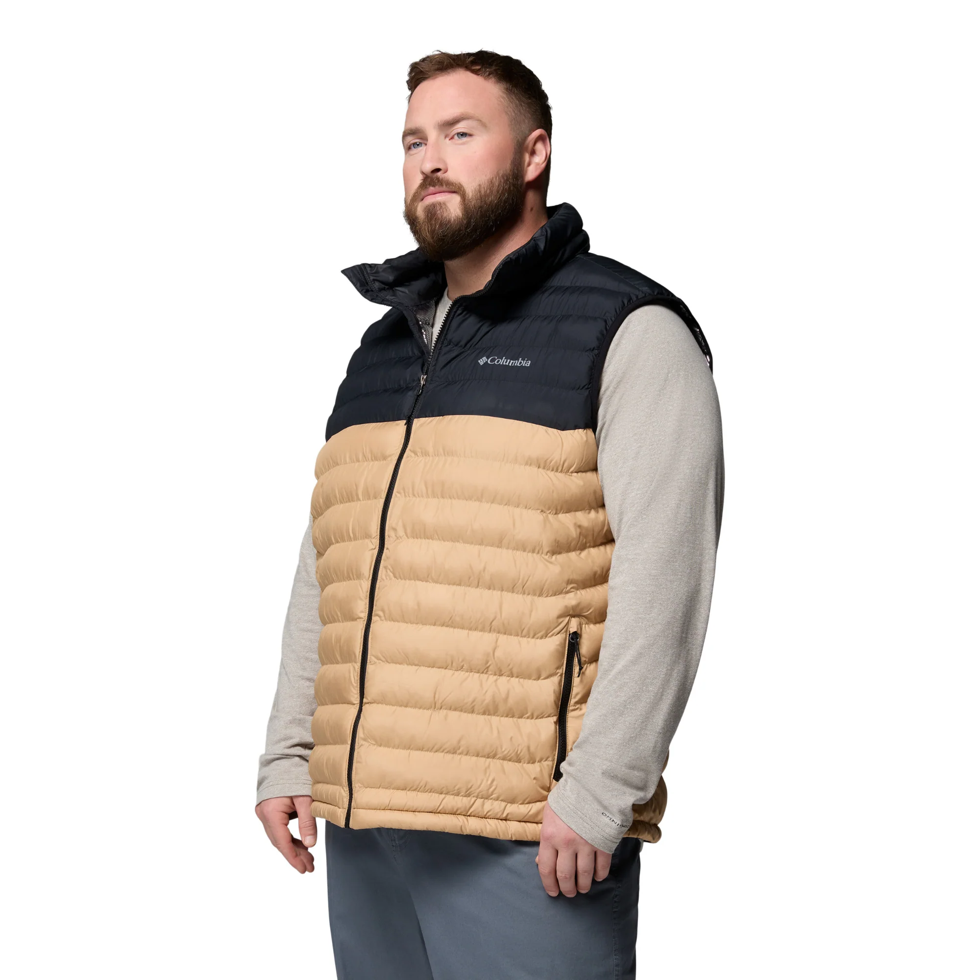 Columbia Men's Powder Lite II Insulated Vest (Canoe/Black) - Image 6