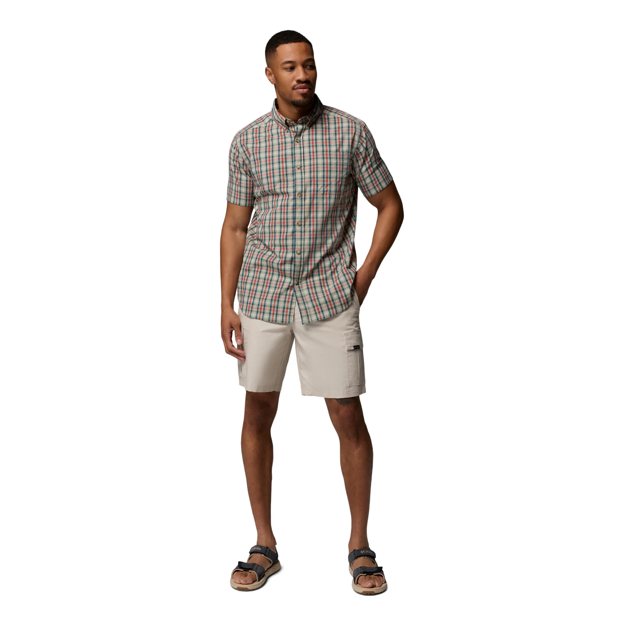Columbia Men's Rapid Rivers Cargo Shorts (Dark Stone)(9in) - Image 6