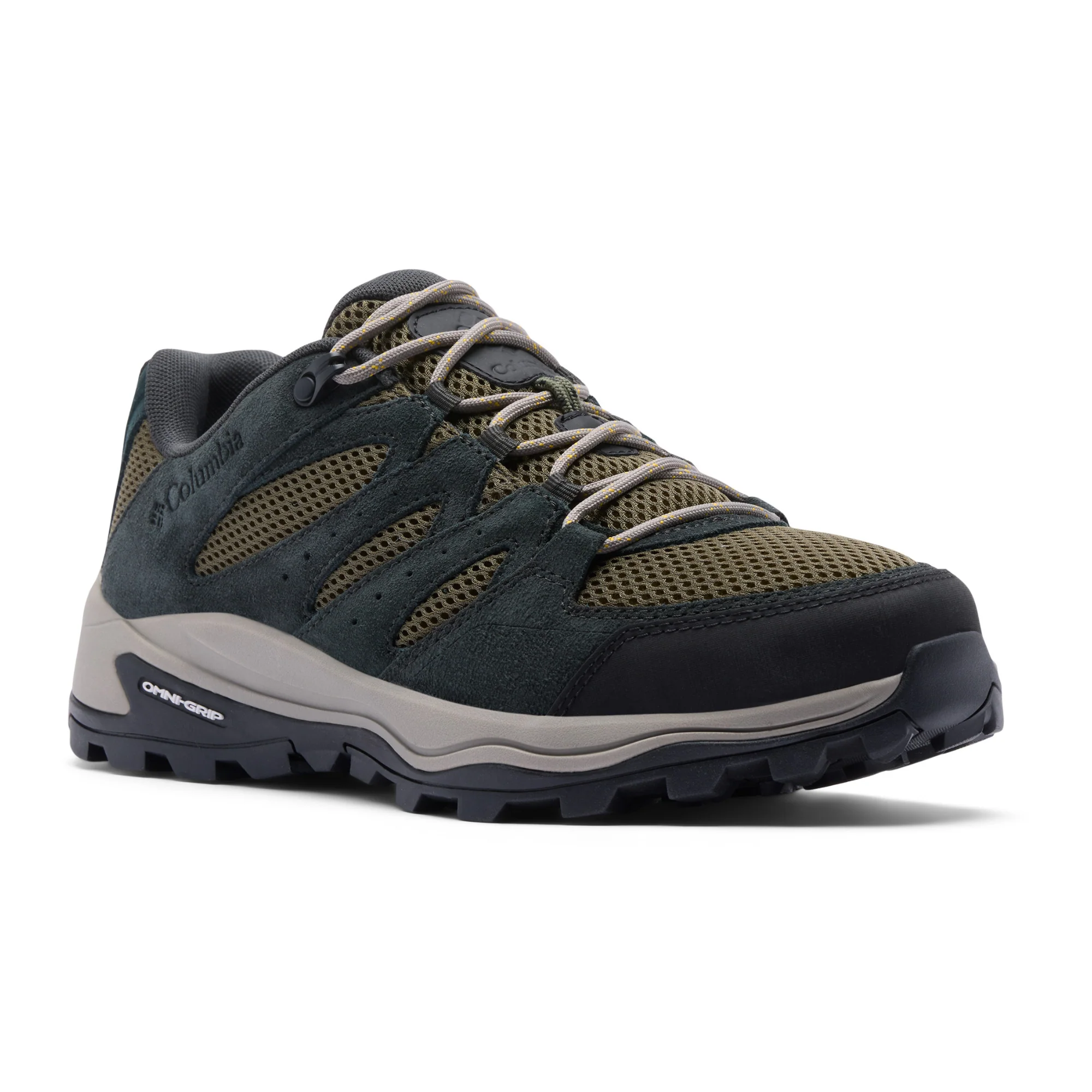 Columbia Men's Redmond IV Breathe Trail Shoes (Dark Moss/Stinger)