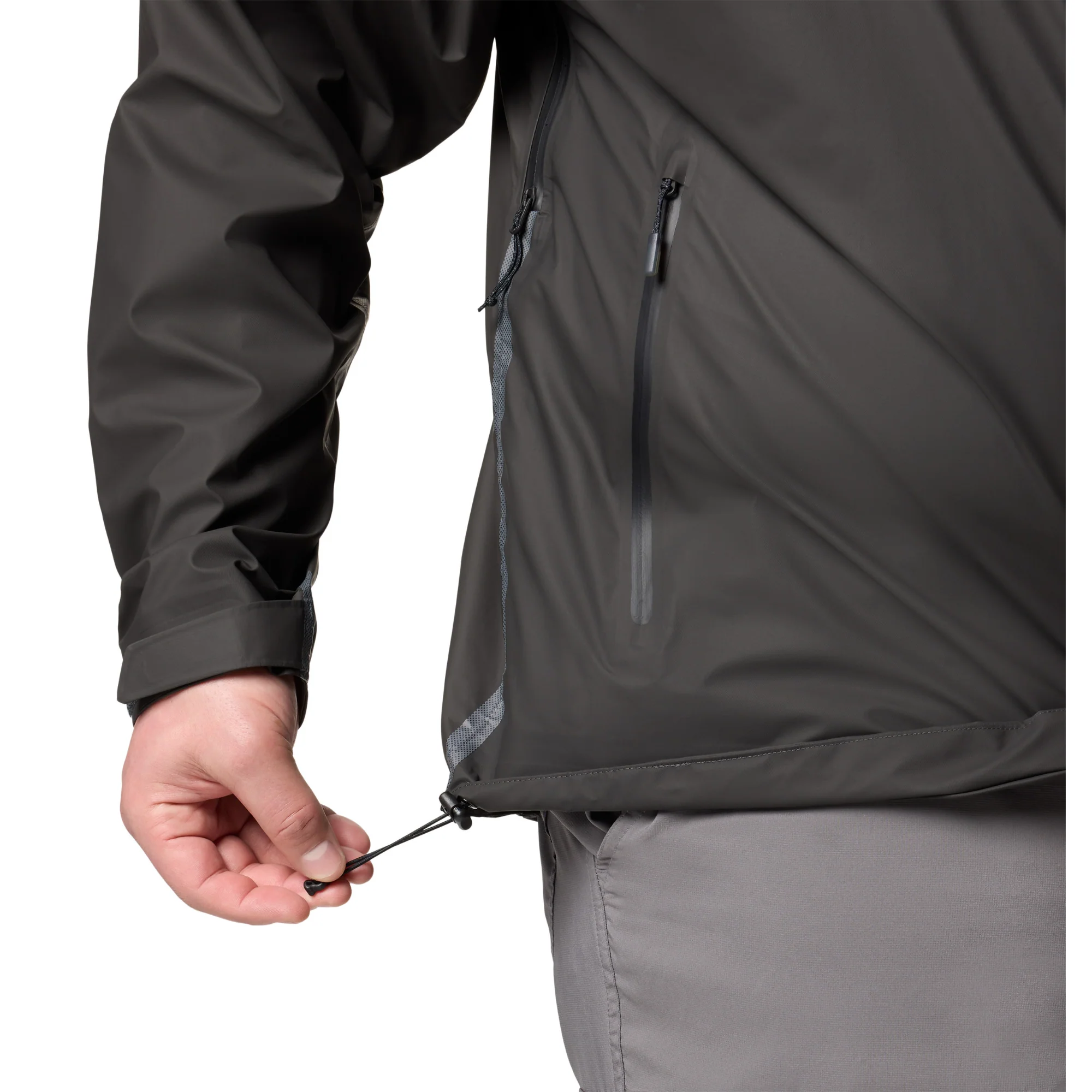 Columbia Men's Reign No Shine Outdry Extreme Waterproof Jacket (Black) - Image 13