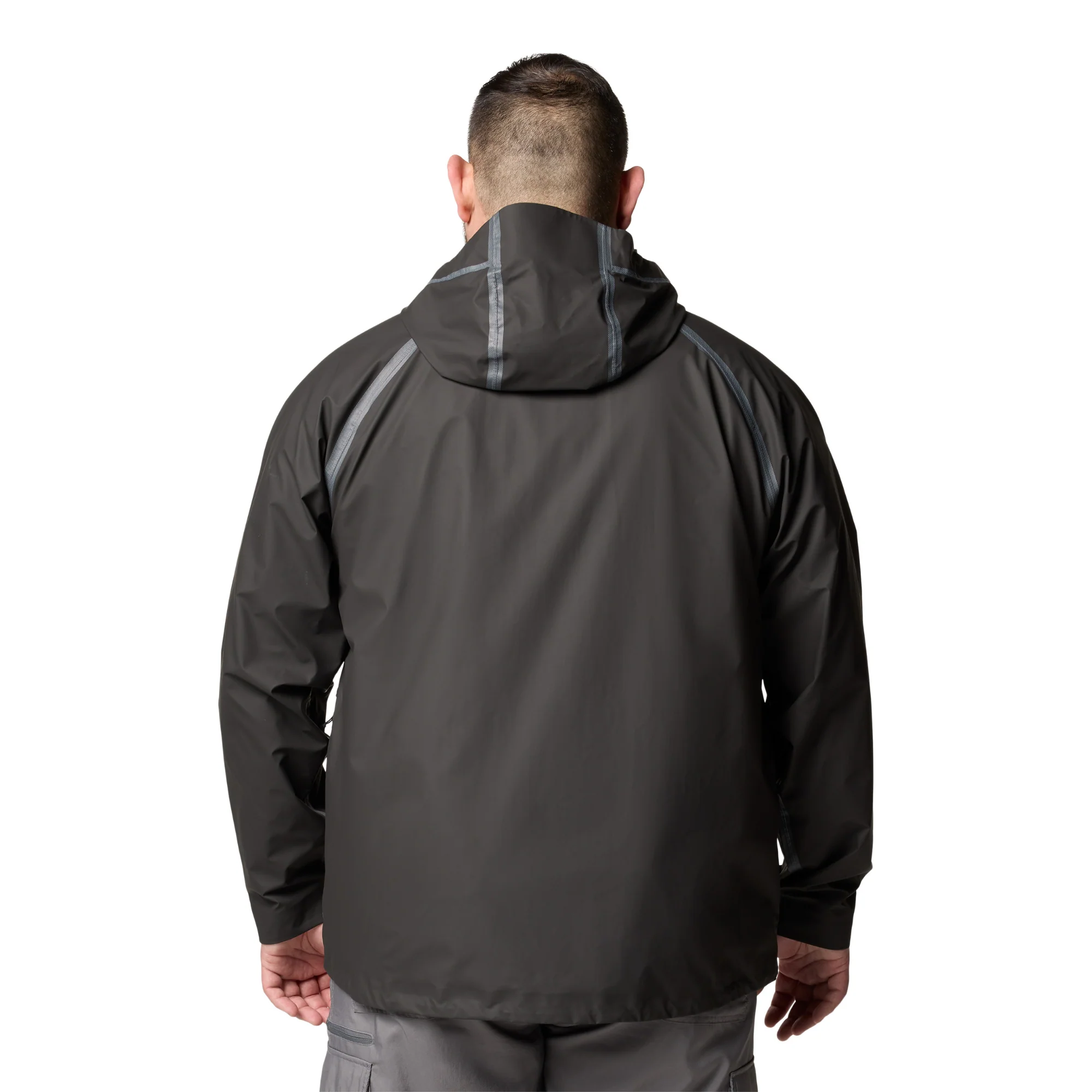 Columbia Men's Reign No Shine Outdry Extreme Waterproof Jacket (Black) - Image 4