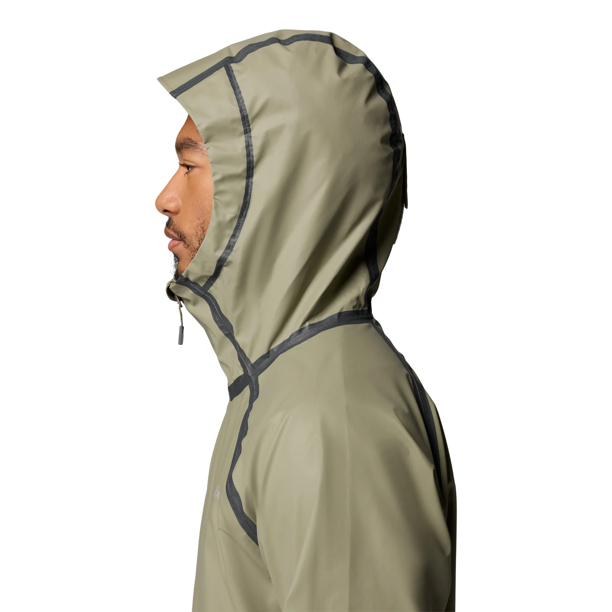Columbia Men's Reign No Shine Outdry Extreme Waterproof Jacket (Stone Green) - Image 8